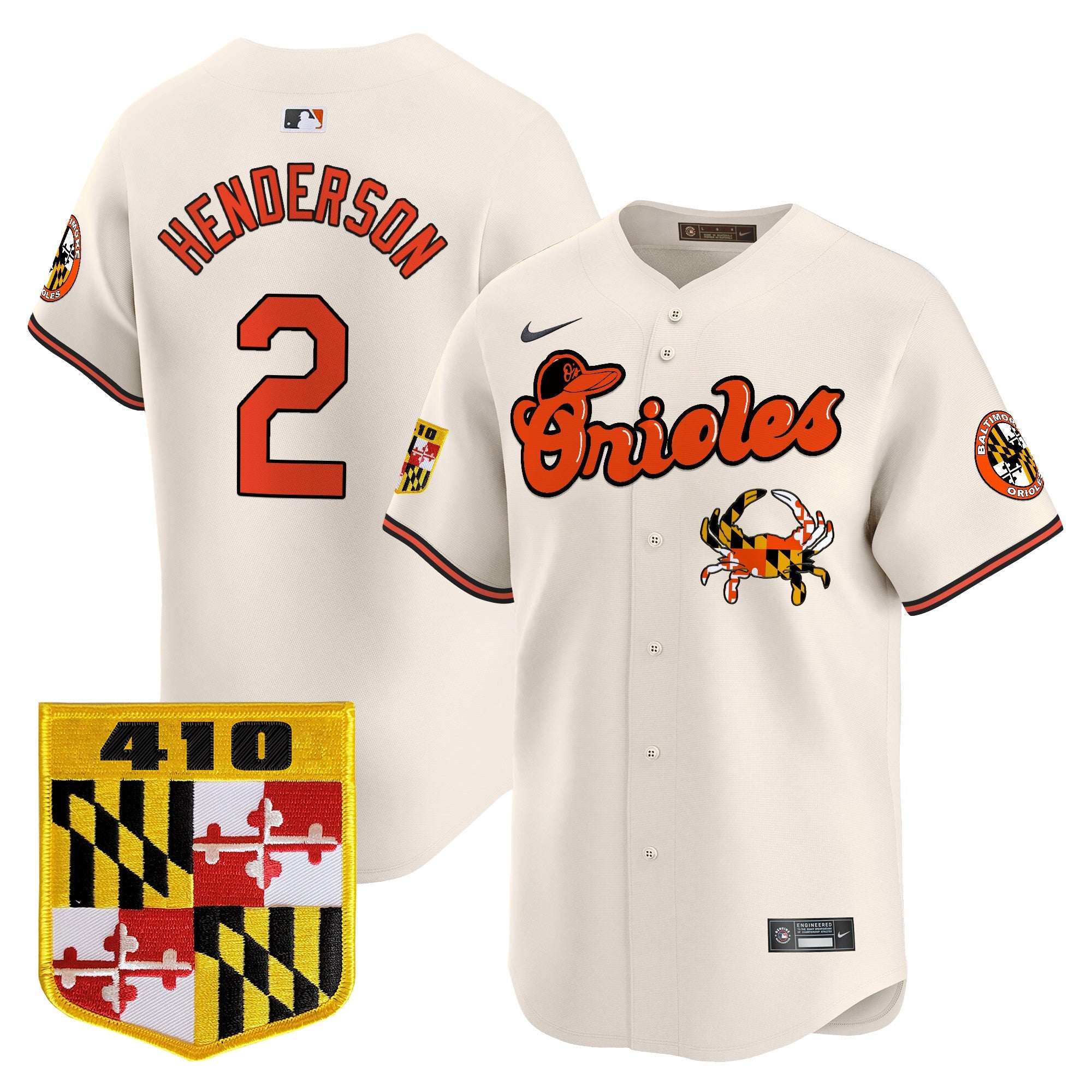 Men’s Baltimore 410 & Chesapeake Crab Patch Vapor Premier Limited Jersey