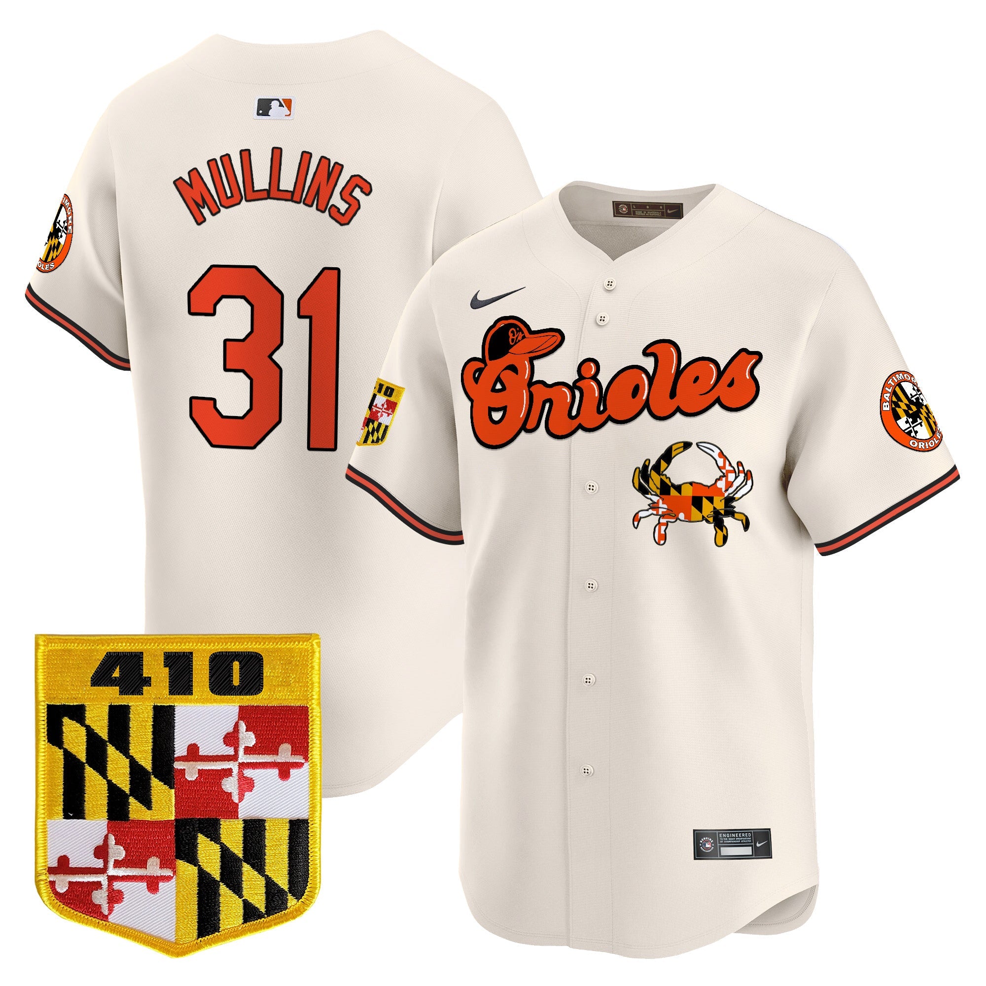 Men’s Baltimore 410 & Chesapeake Crab Patch Vapor Premier Limited Jersey
