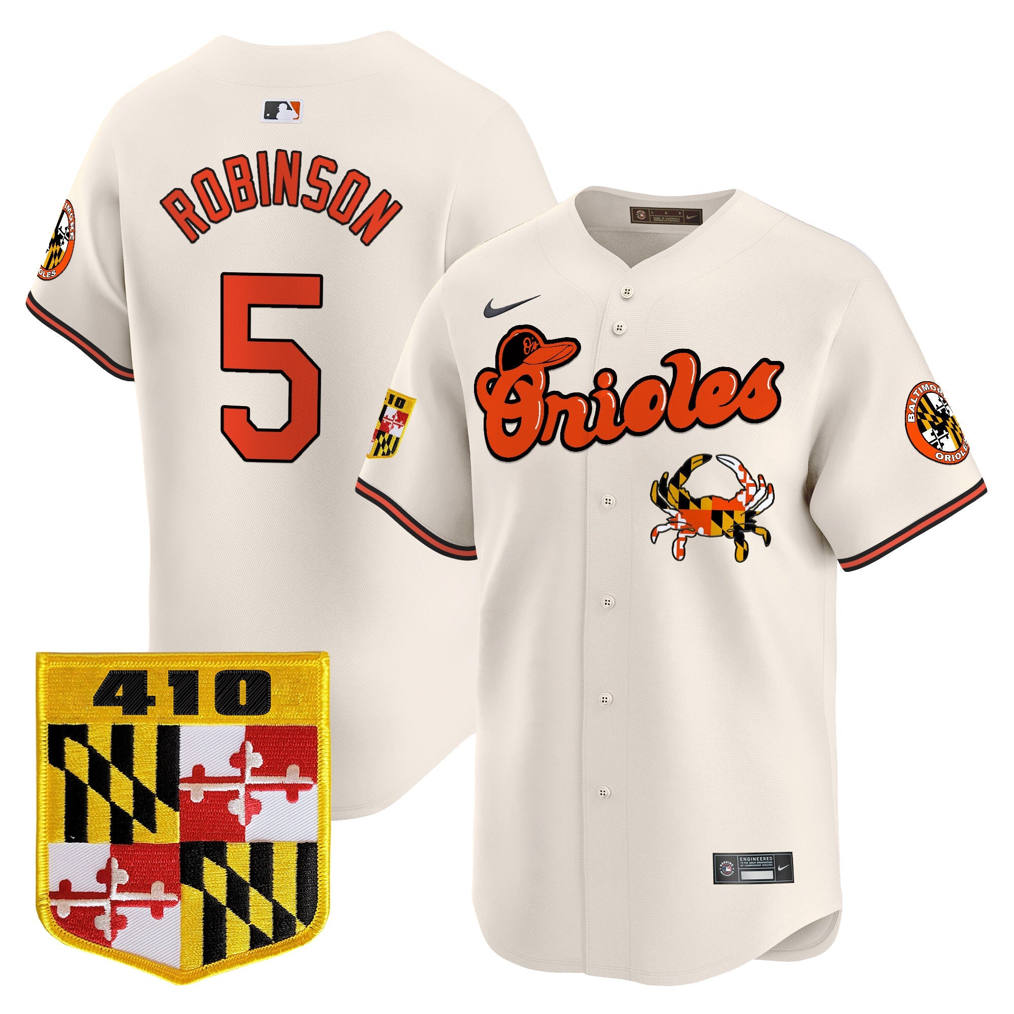 Men’s Baltimore 410 & Chesapeake Crab Patch Vapor Premier Limited Jersey