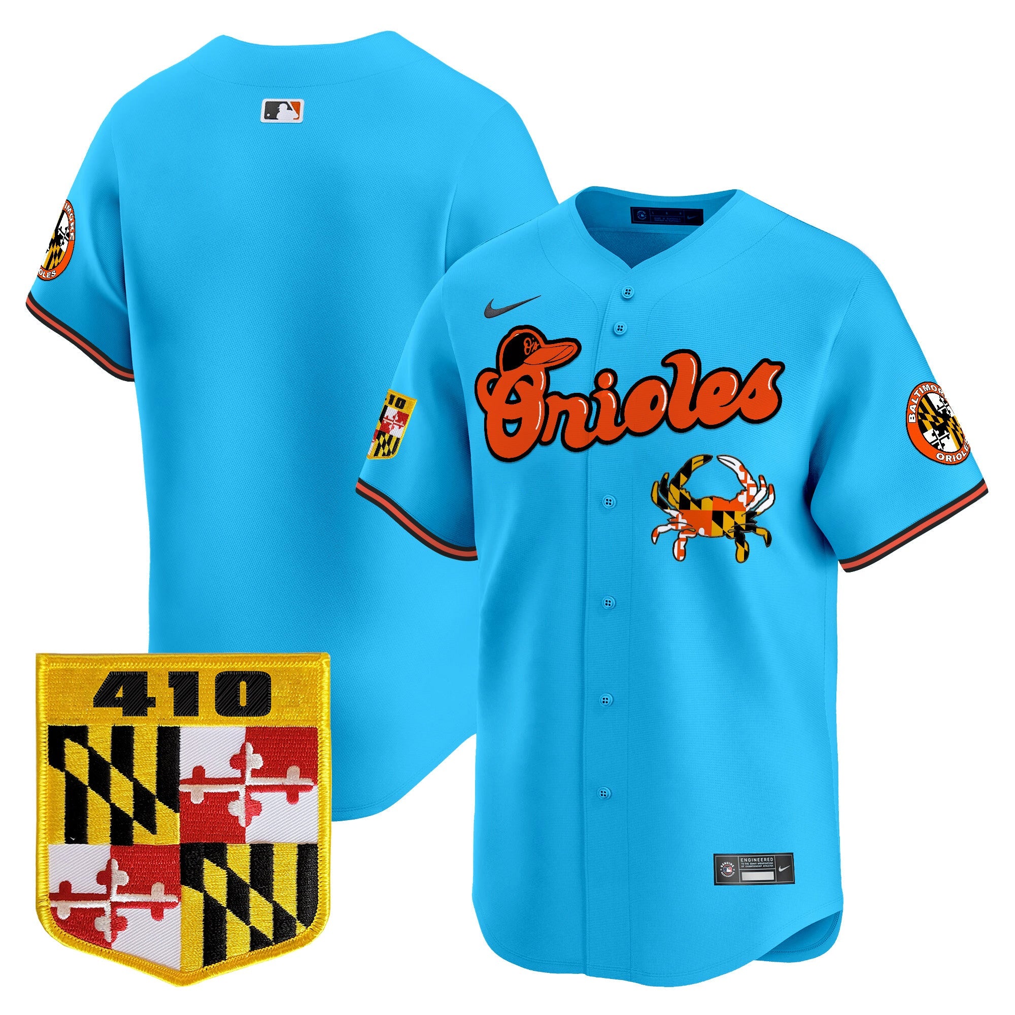 Men’s Baltimore 410 & Chesapeake Crab Patch Vapor Premier Limited Jersey