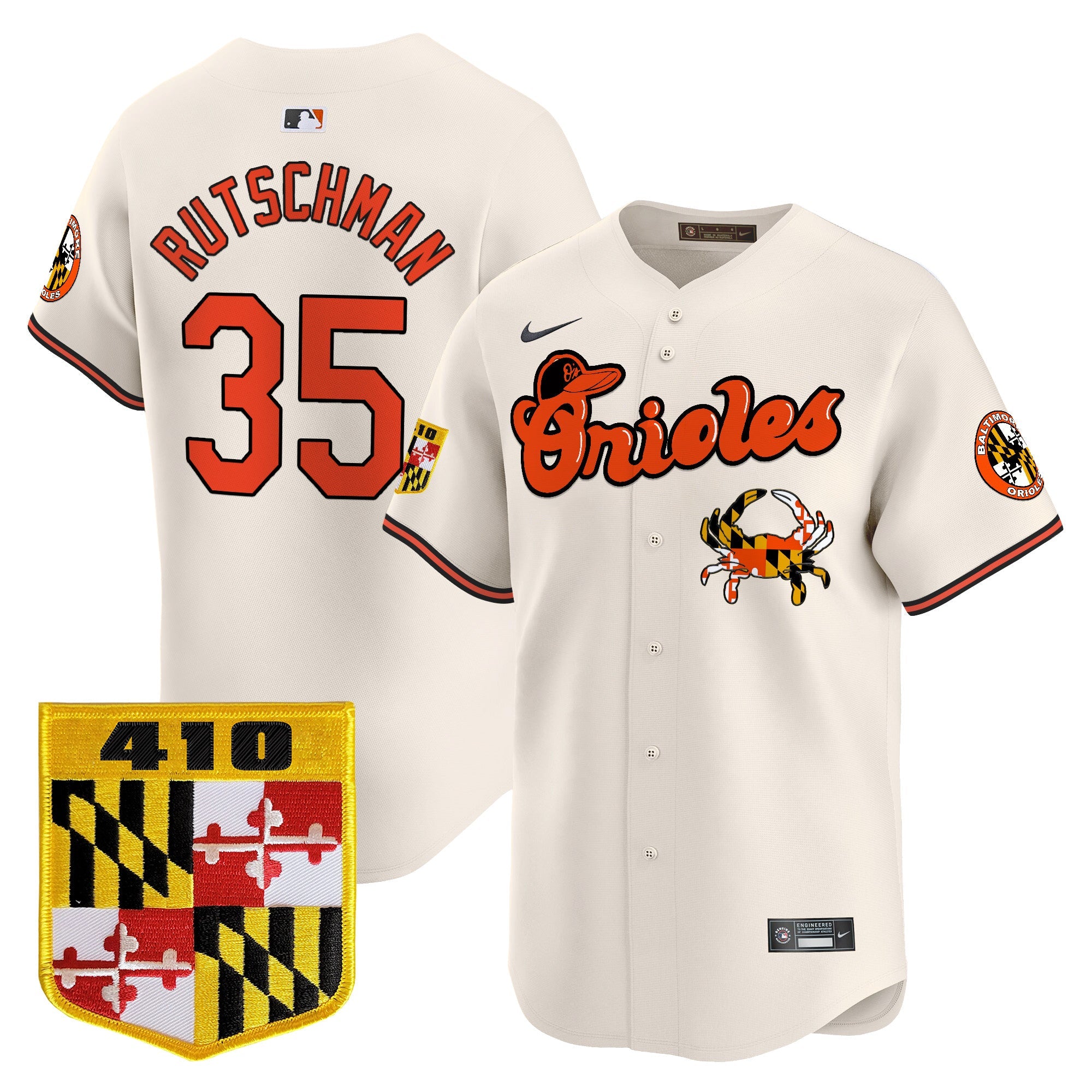 Men’s Baltimore 410 & Chesapeake Crab Patch Vapor Premier Limited Jersey
