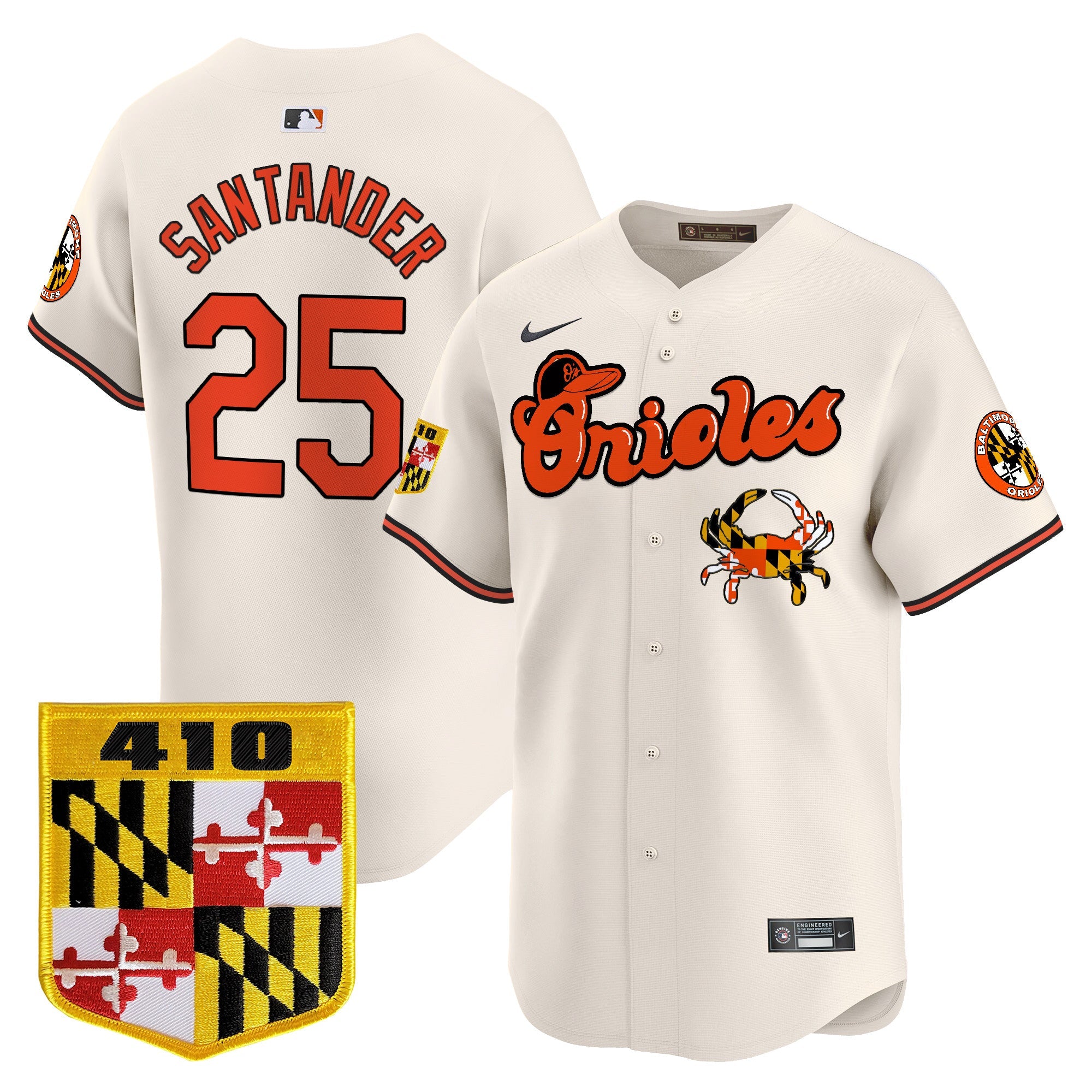 Men’s Baltimore 410 & Chesapeake Crab Patch Vapor Premier Limited Jersey