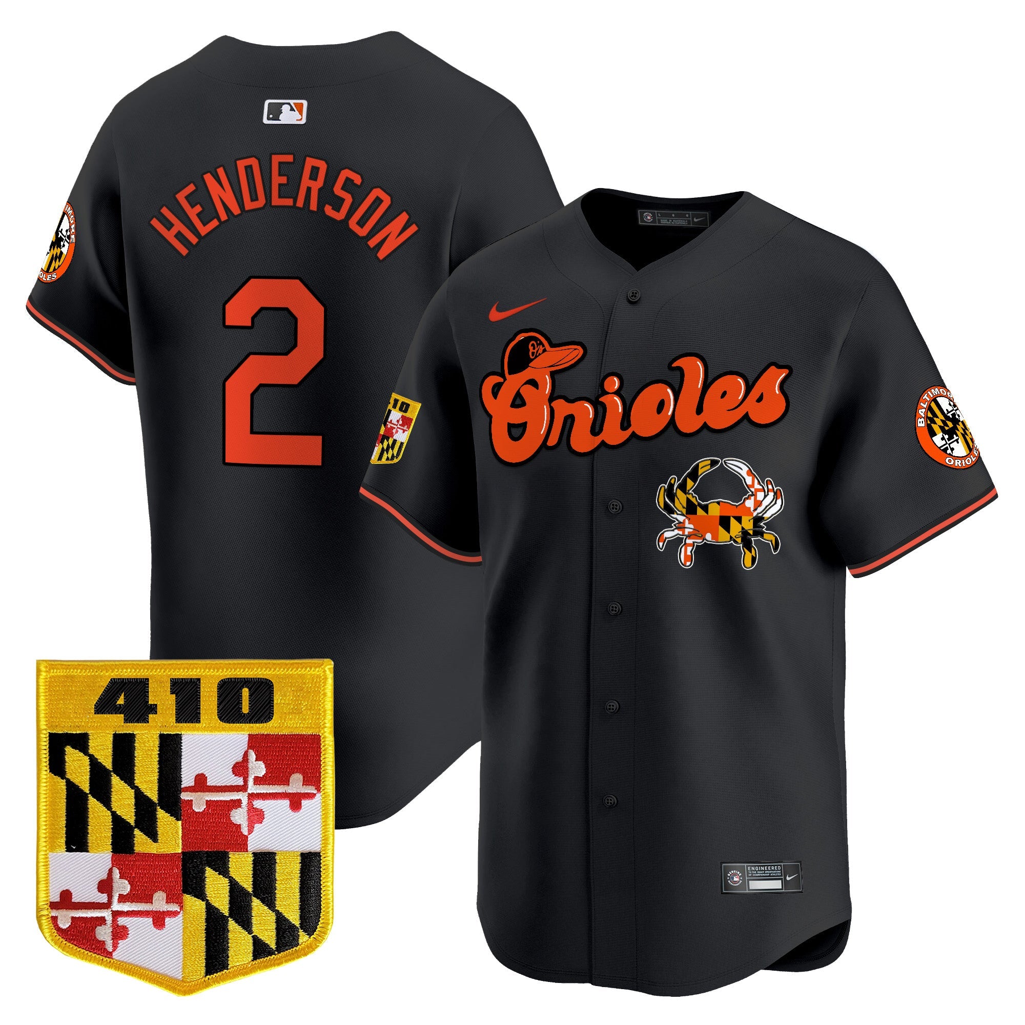 Men’s Baltimore 410 & Chesapeake Crab Patch Vapor Premier Limited Jersey
