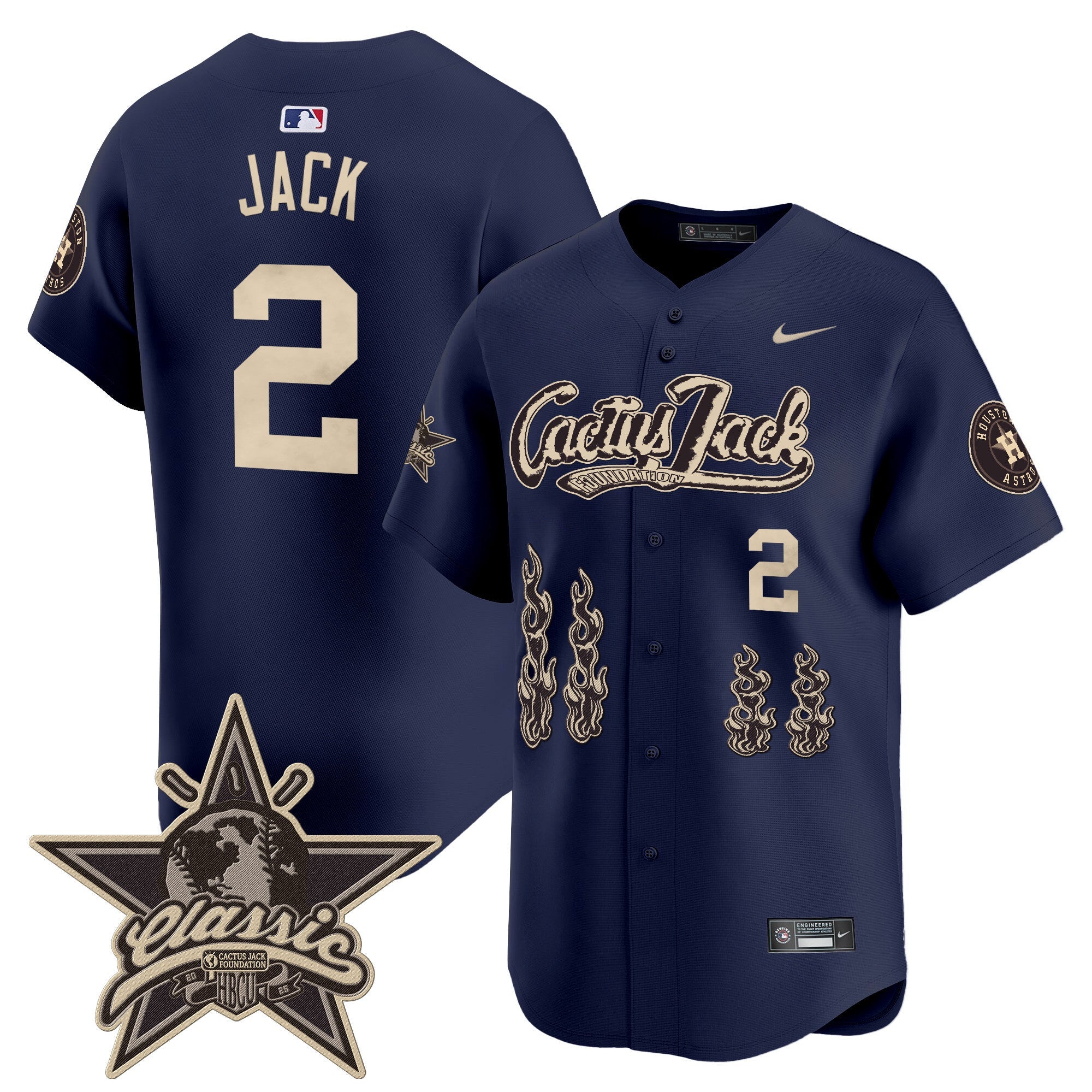 Men’s Houston Cactus Jack 2025 Vapor Premier Limited Jersey