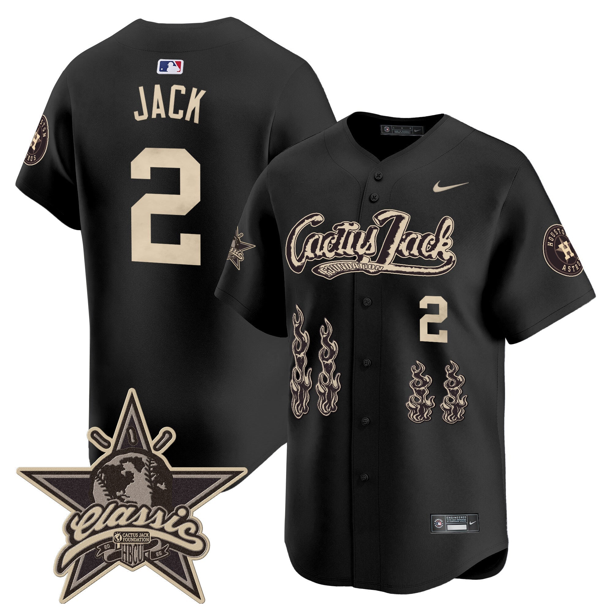 Men’s Houston Cactus Jack 2025 Vapor Premier Limited Jersey