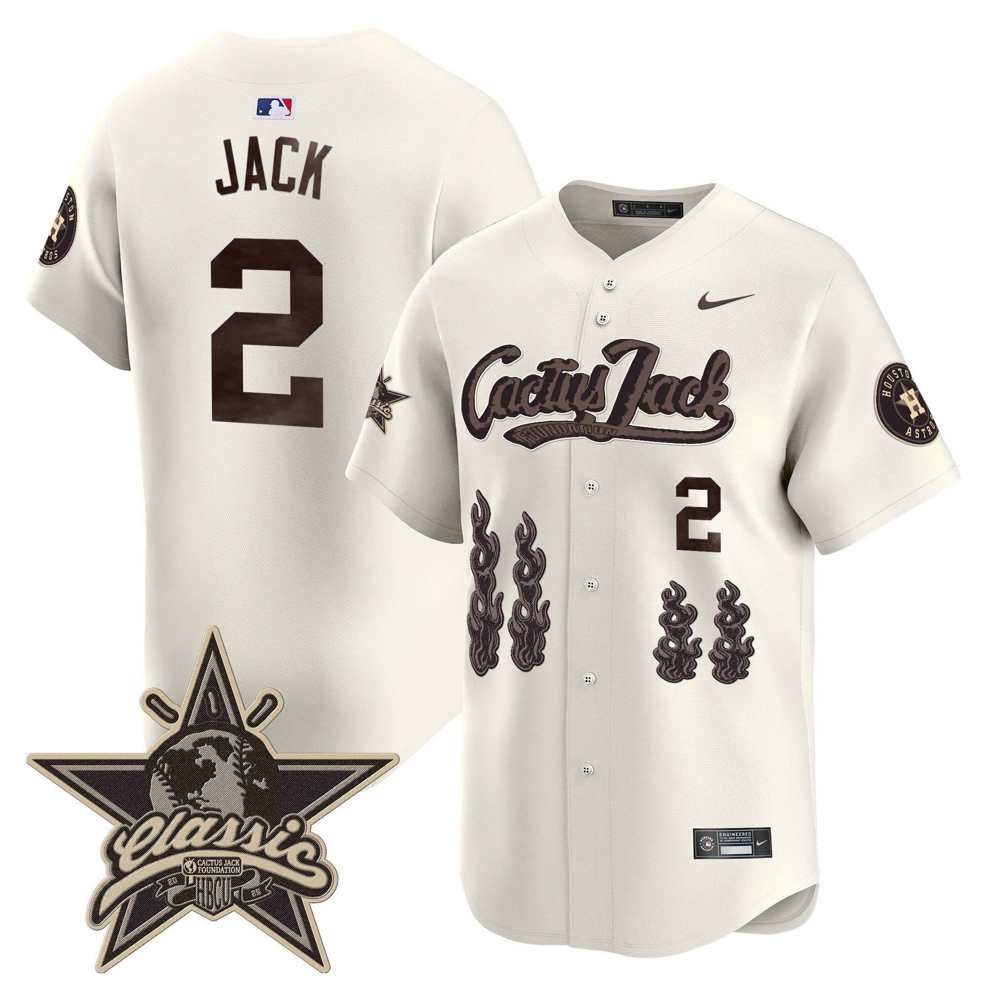 Men’s Houston Cactus Jack 2025 Vapor Premier Limited Jersey