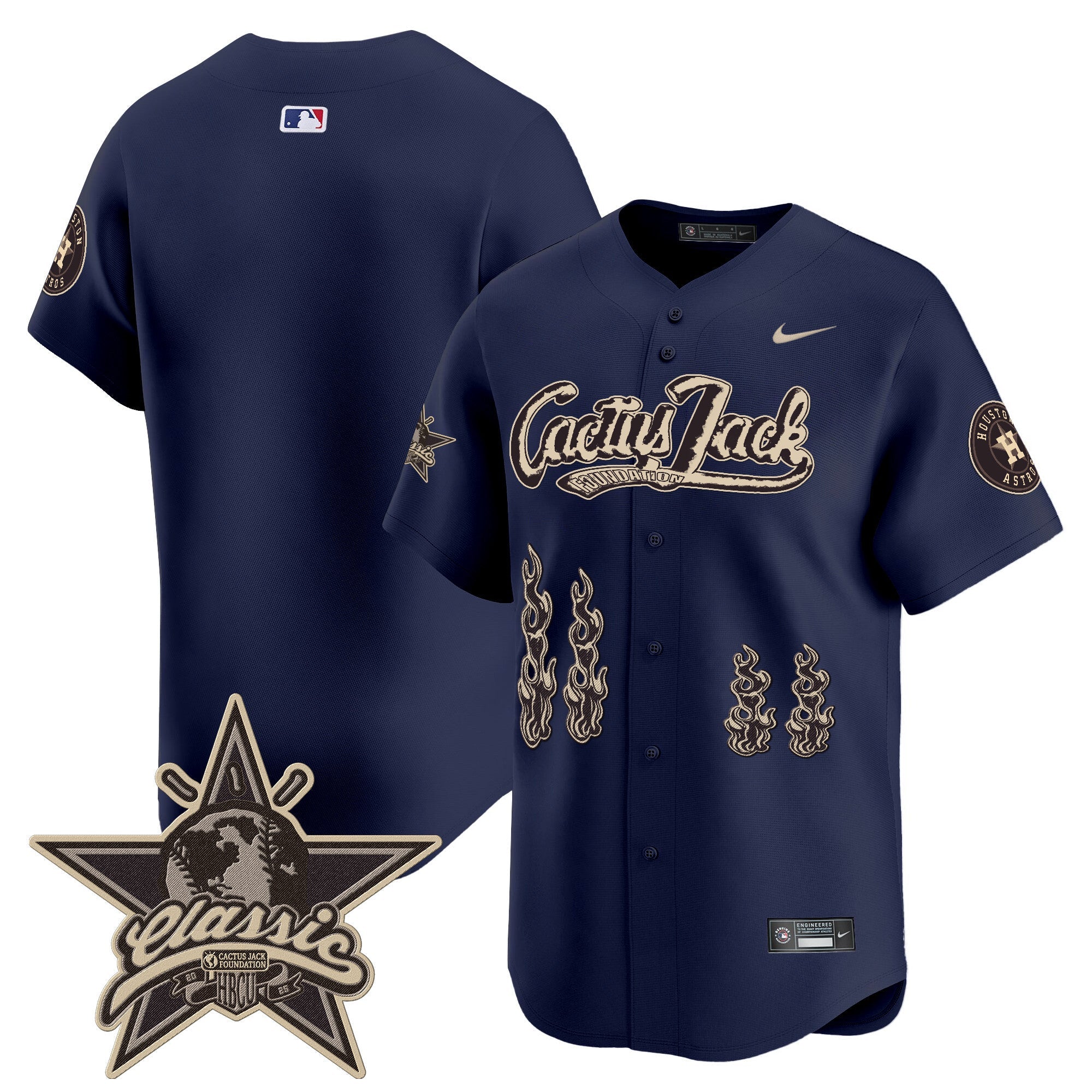 Men’s Houston Cactus Jack 2025 Vapor Premier Limited Jersey