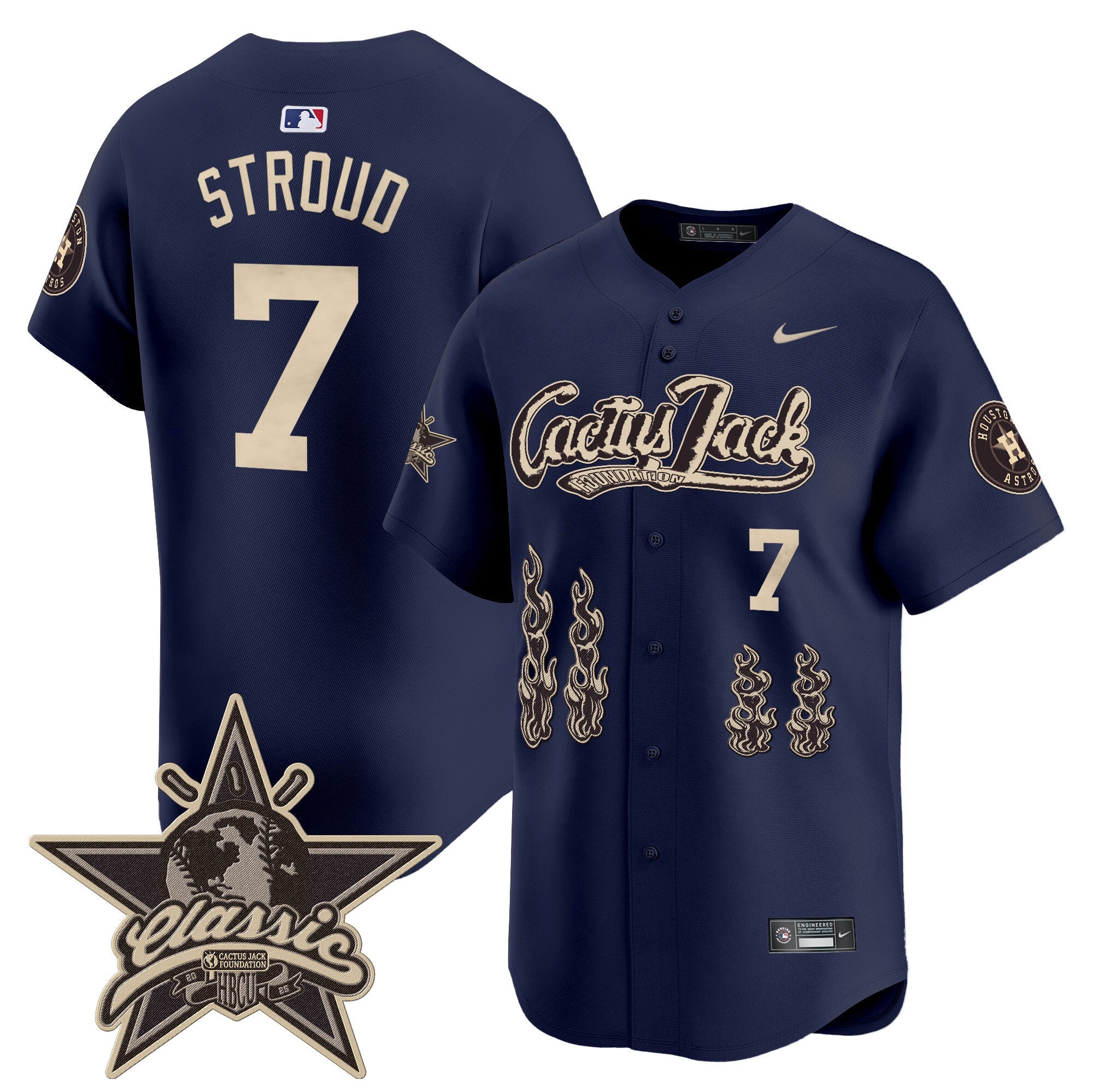 Men’s Houston Cactus Jack 2025 Vapor Premier Limited Jersey