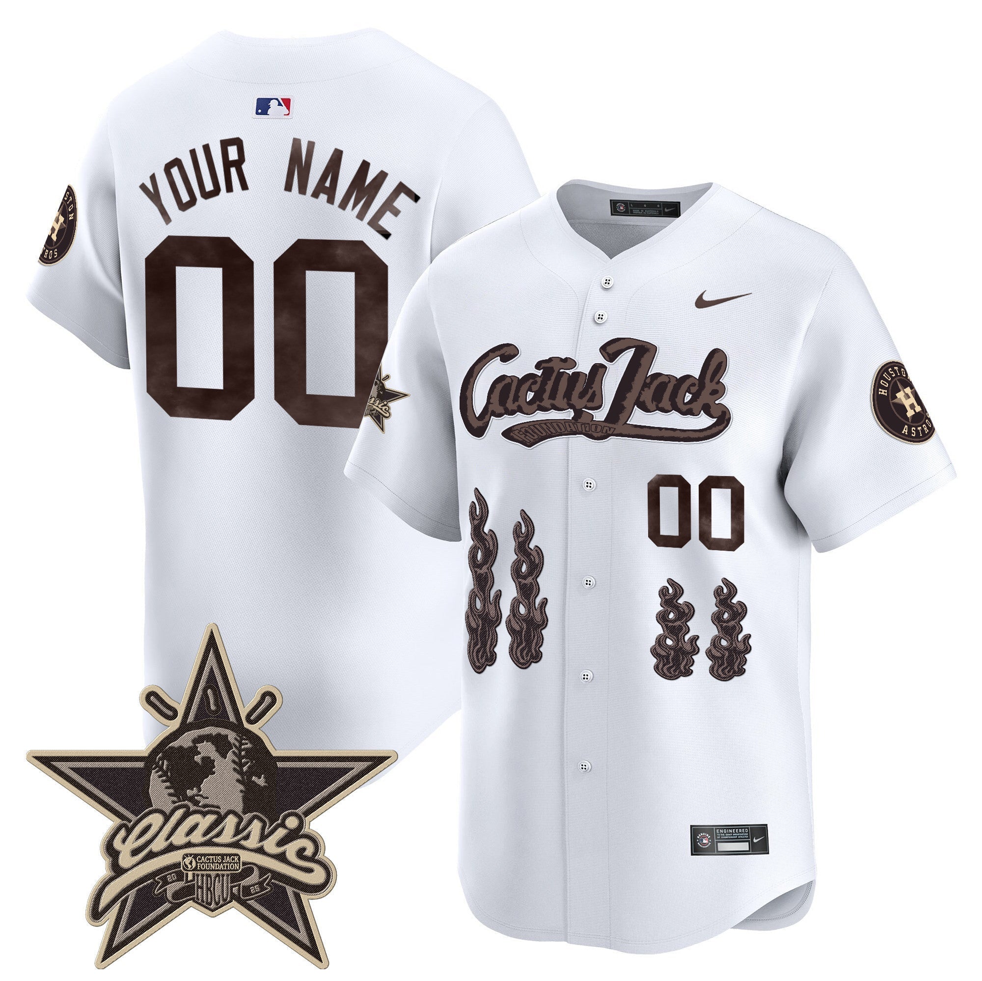 Houston Cactus Jack 2025 Vapor Premier Limited Custom Jersey