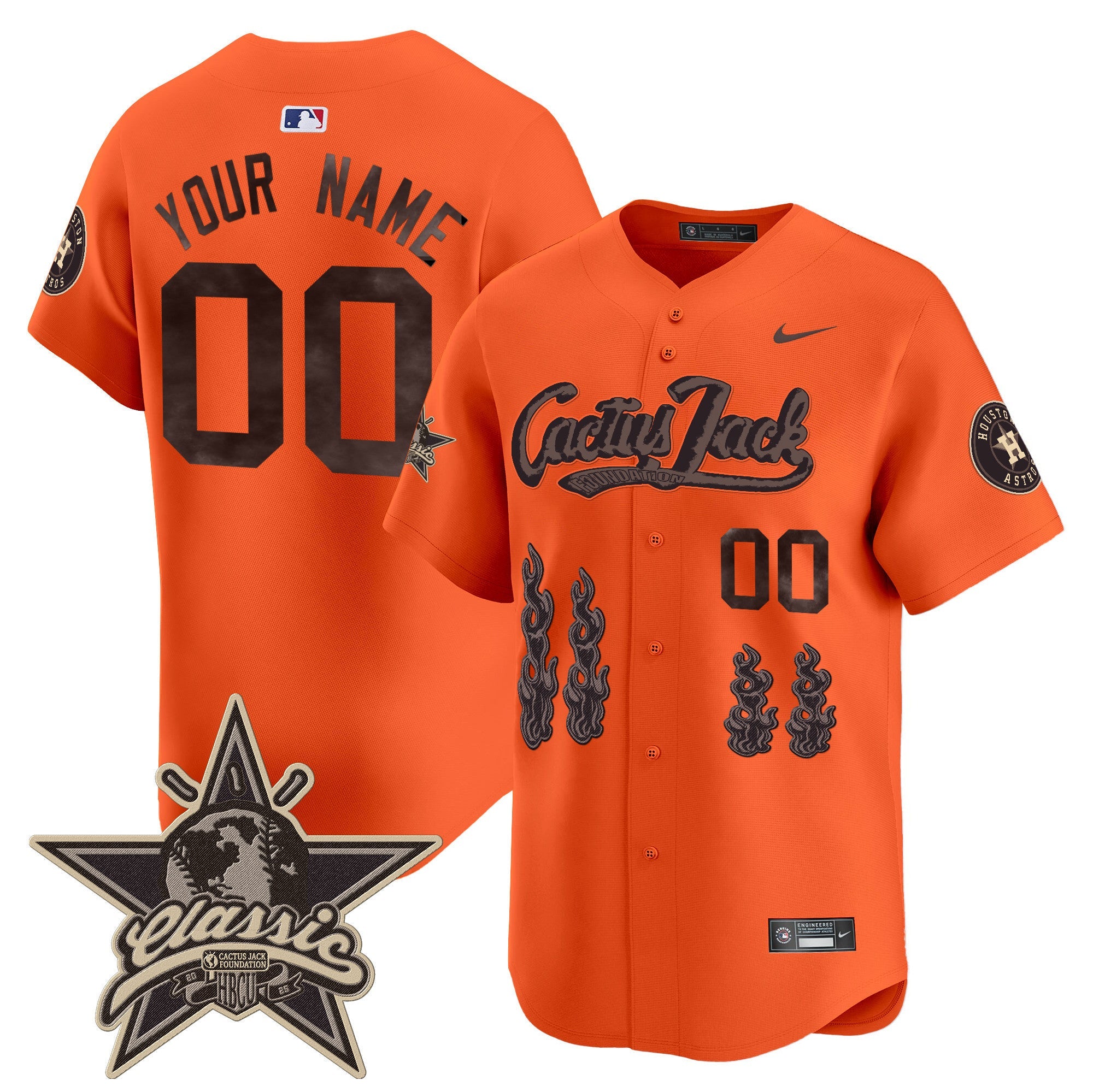 Houston Cactus Jack 2025 Vapor Premier Limited Custom Jersey