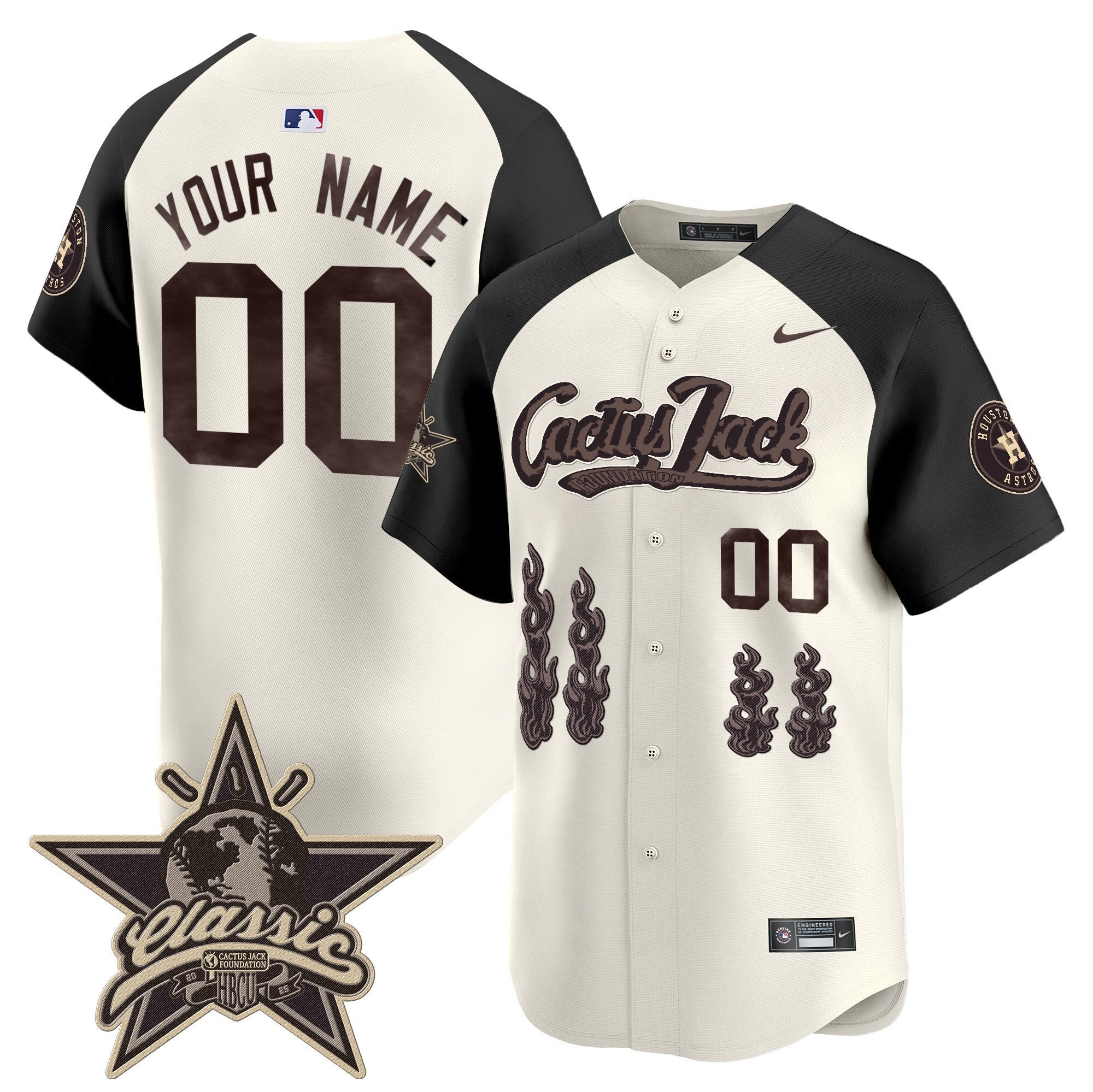 Houston Cactus Jack 2025 Vapor Premier Limited Custom Jersey