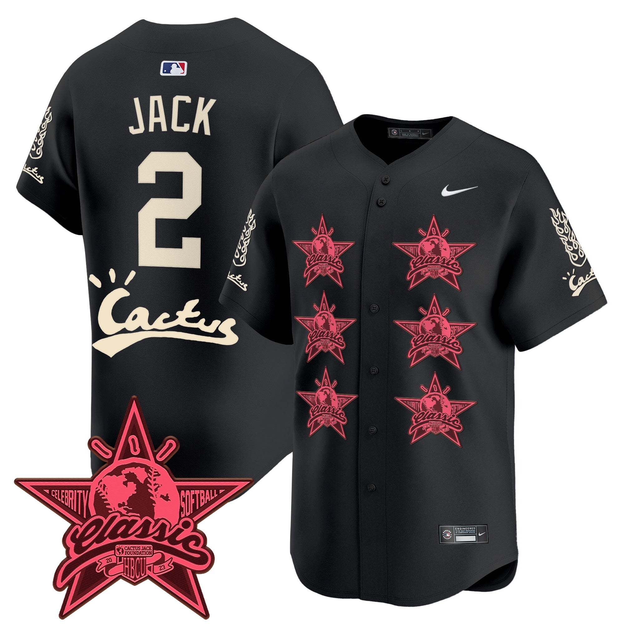 Men’s Houston Cactus Jack 2025 Vapor Premier Limited Jersey V2