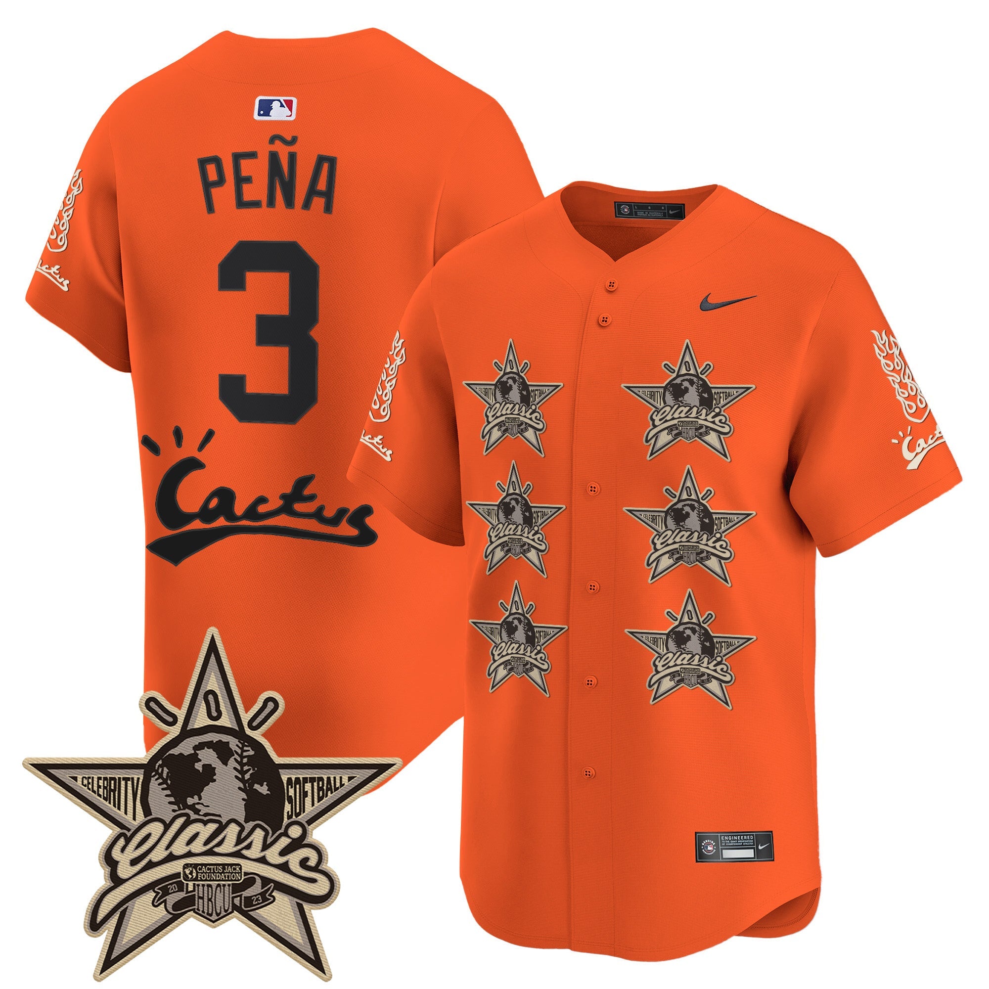 Men’s Houston Cactus Jack 2025 Vapor Premier Limited Jersey V2