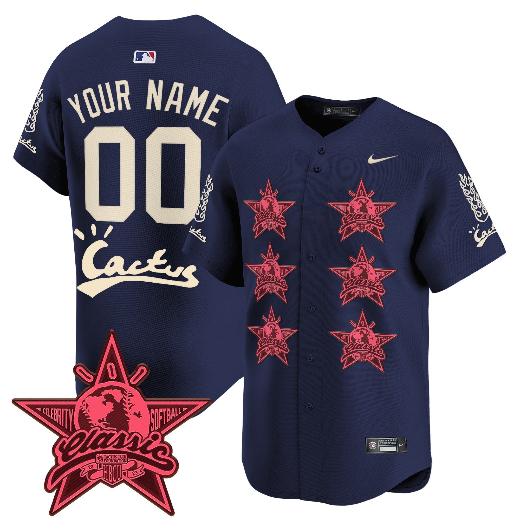 Houston Cactus Jack 2025 Vapor Premier Limited Custom Jersey V2