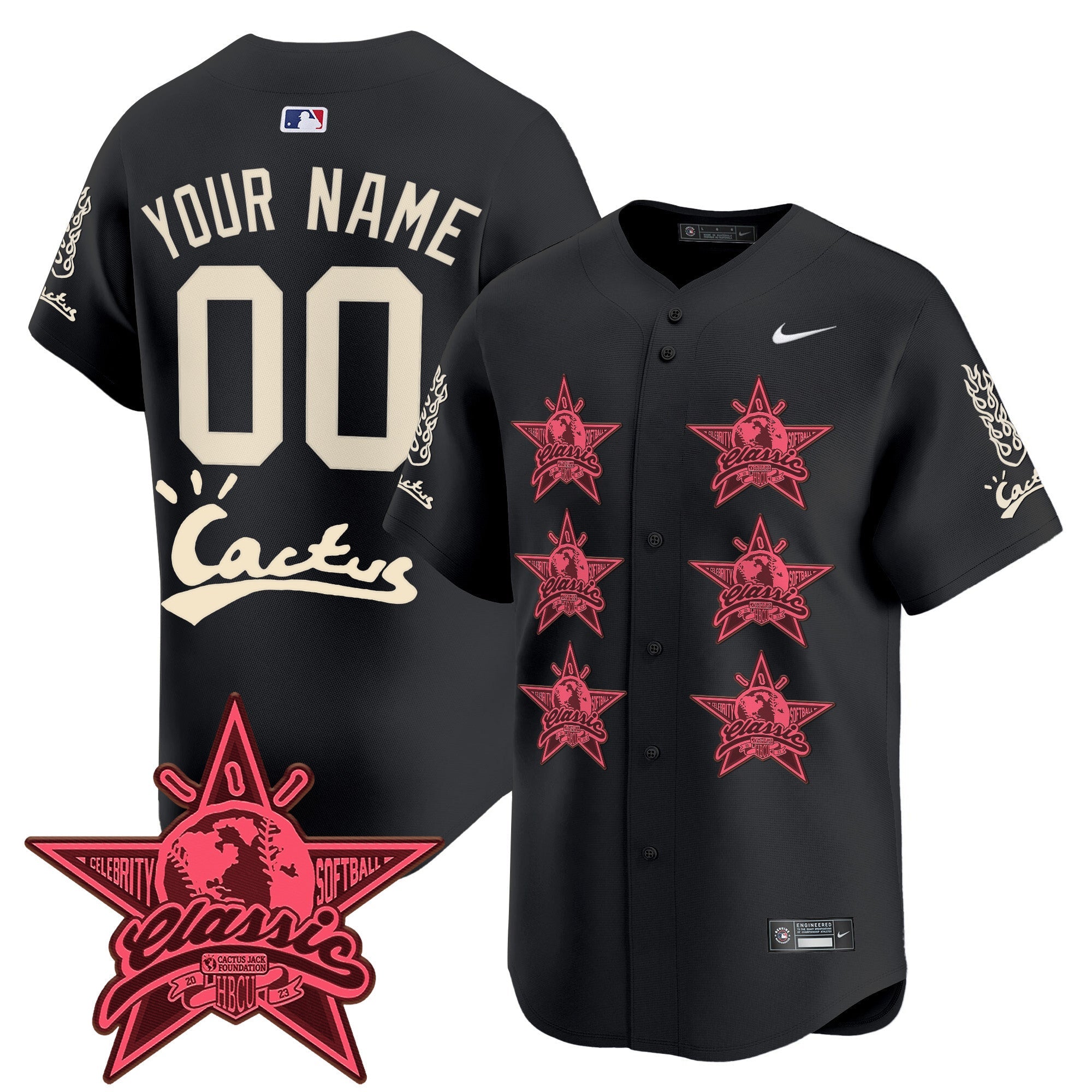 Houston Cactus Jack 2025 Vapor Premier Limited Custom Jersey V2