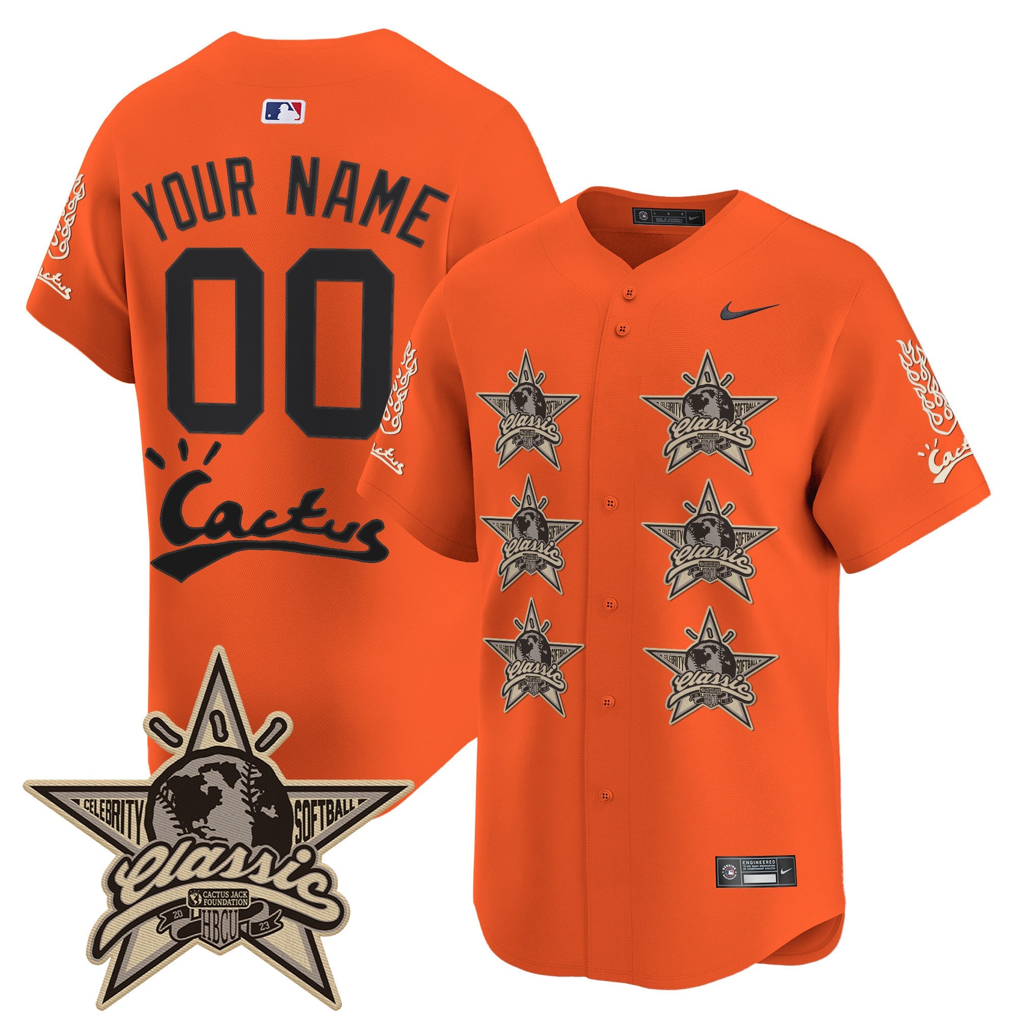 Houston Cactus Jack 2025 Vapor Premier Limited Custom Jersey V2