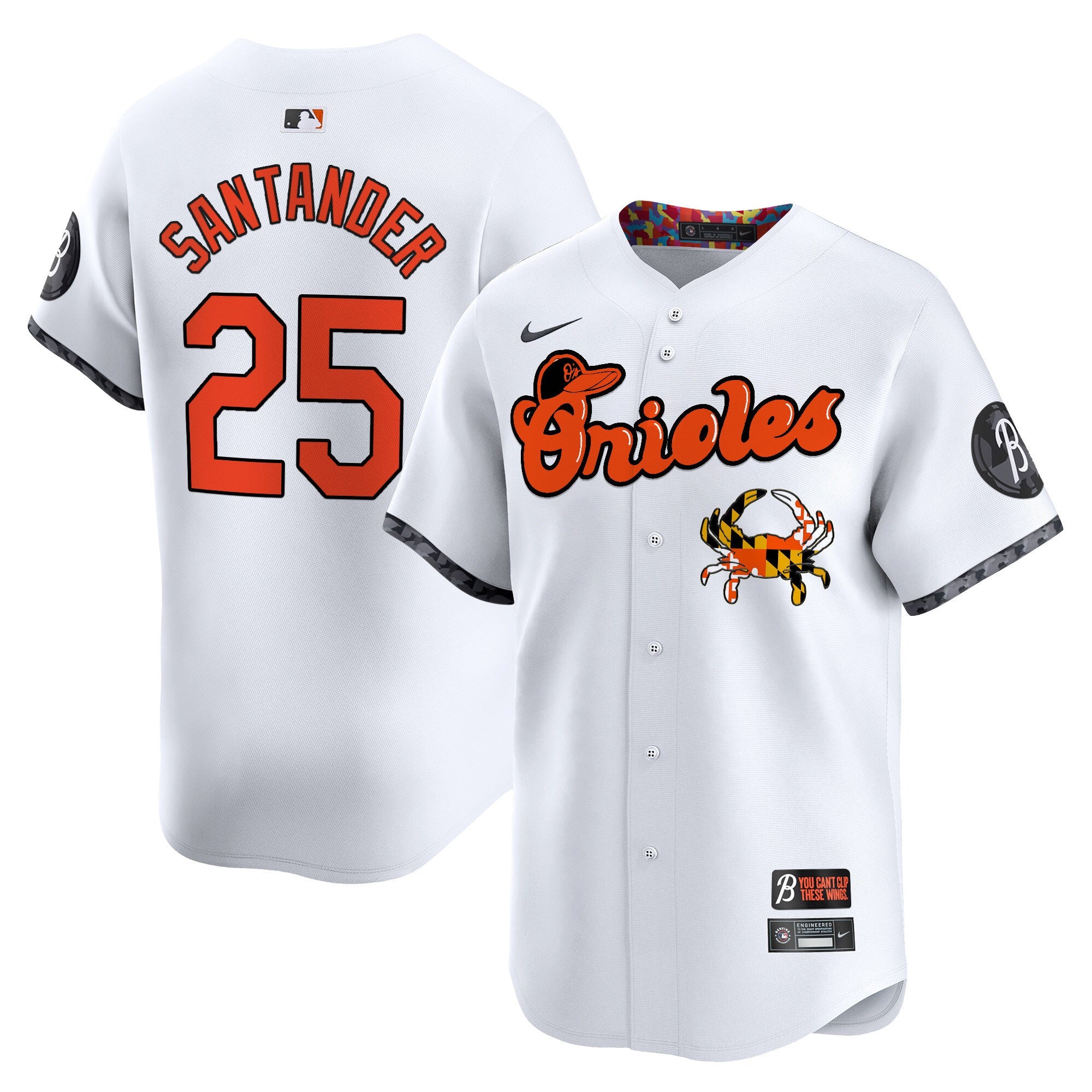Men’s Baltimore Maryland Blue Crab Vapor Premier Limited Jersey