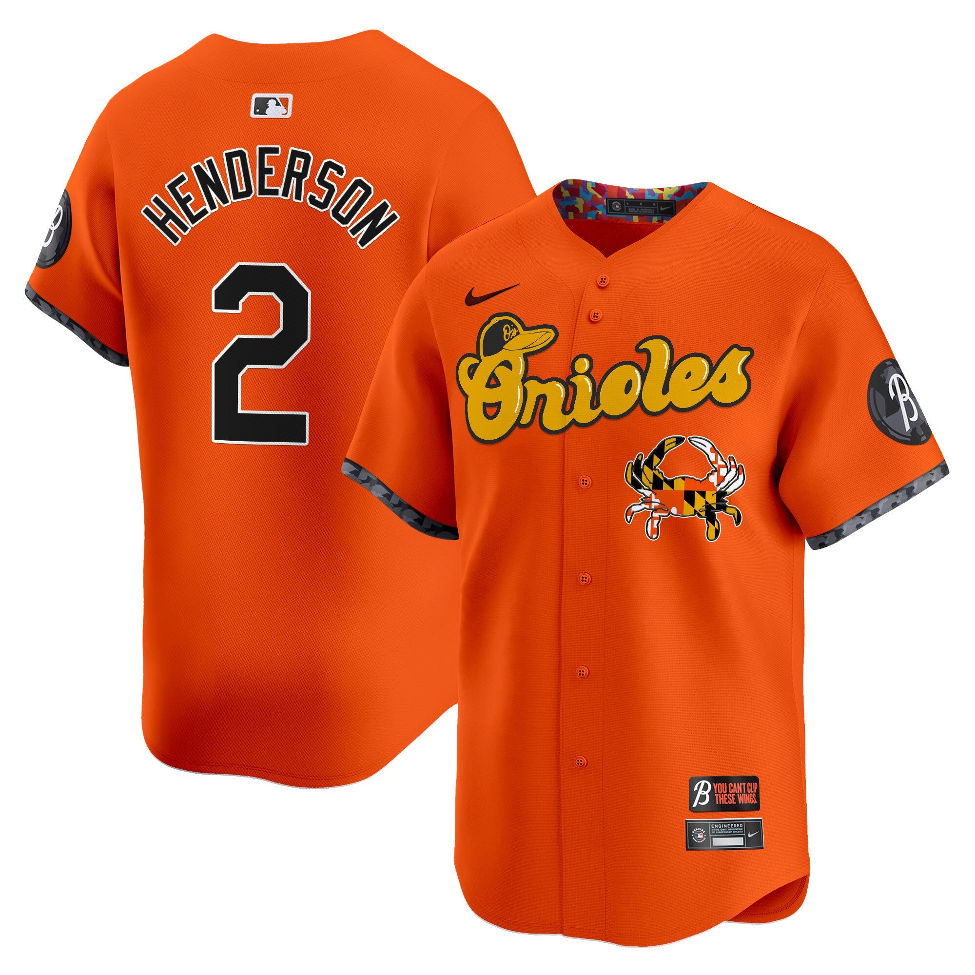 Men’s Baltimore Maryland Blue Crab Vapor Premier Limited Jersey