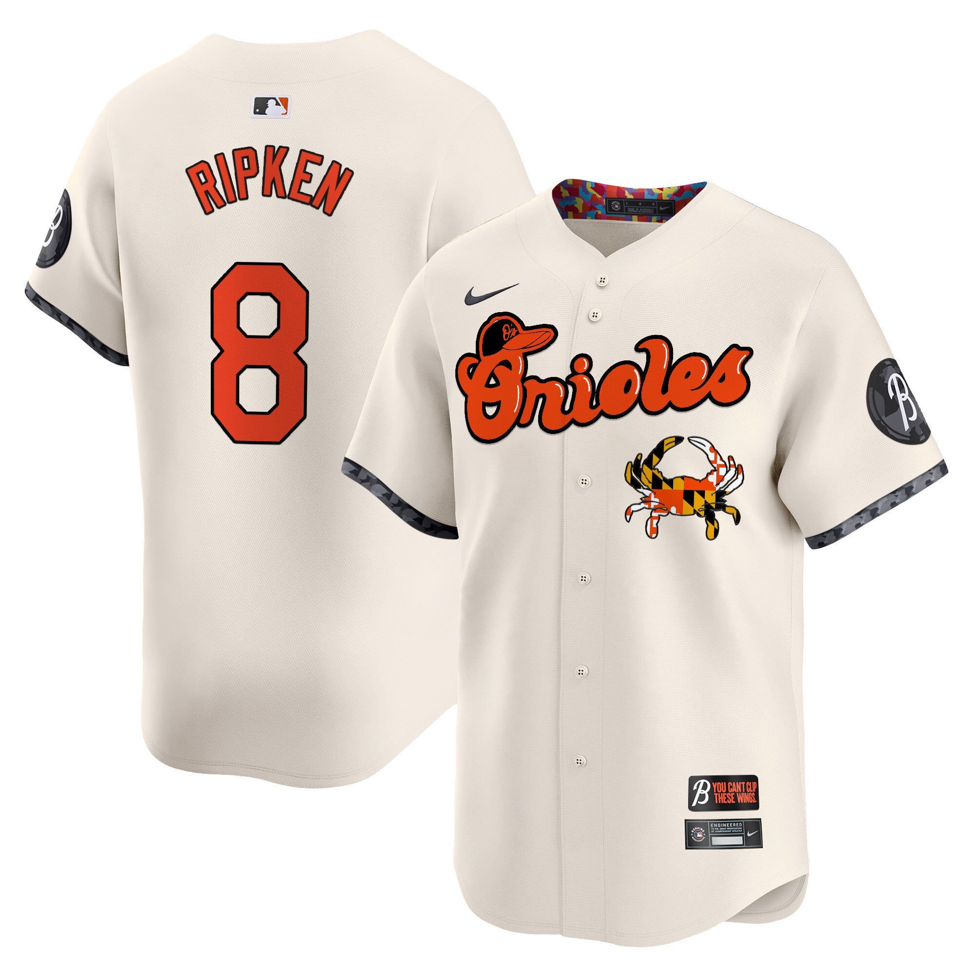 Men’s Baltimore Maryland Blue Crab Vapor Premier Limited Jersey