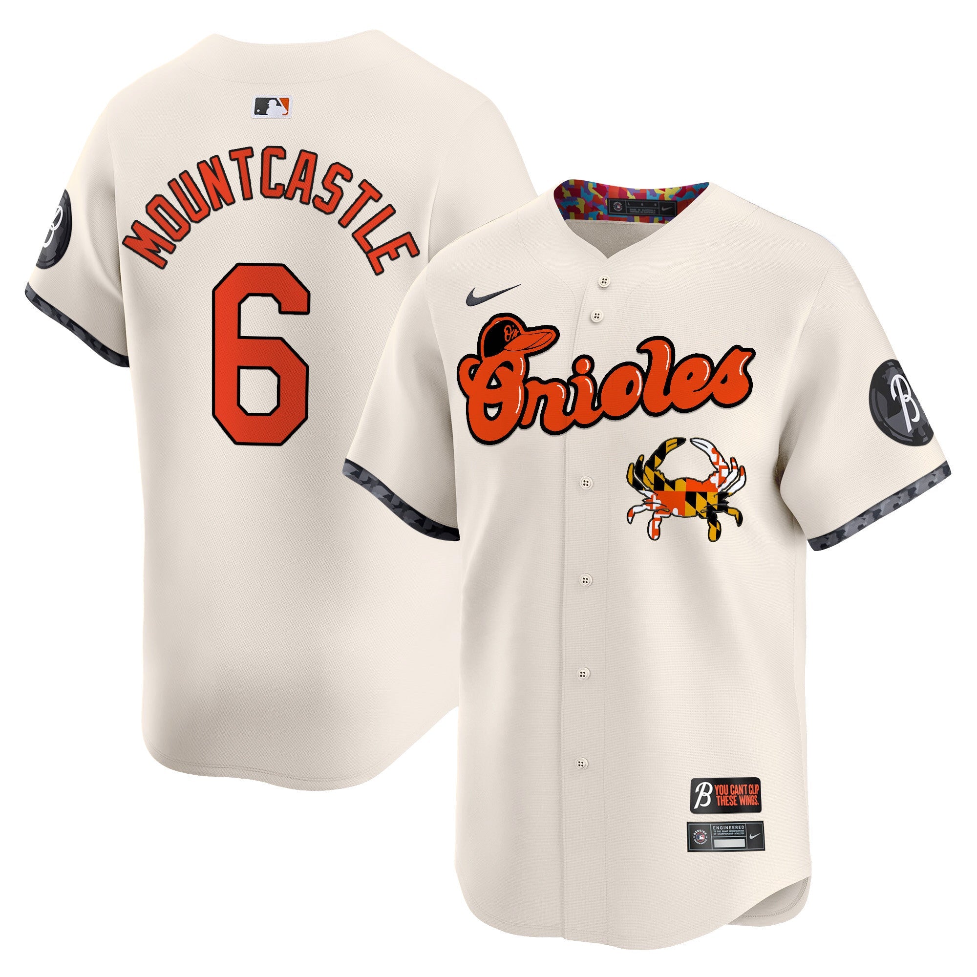 Men’s Baltimore Maryland Blue Crab Vapor Premier Limited Jersey