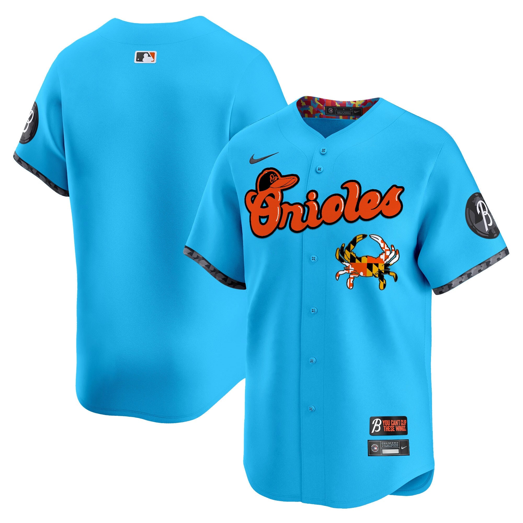 Men’s Baltimore Maryland Blue Crab Vapor Premier Limited Jersey