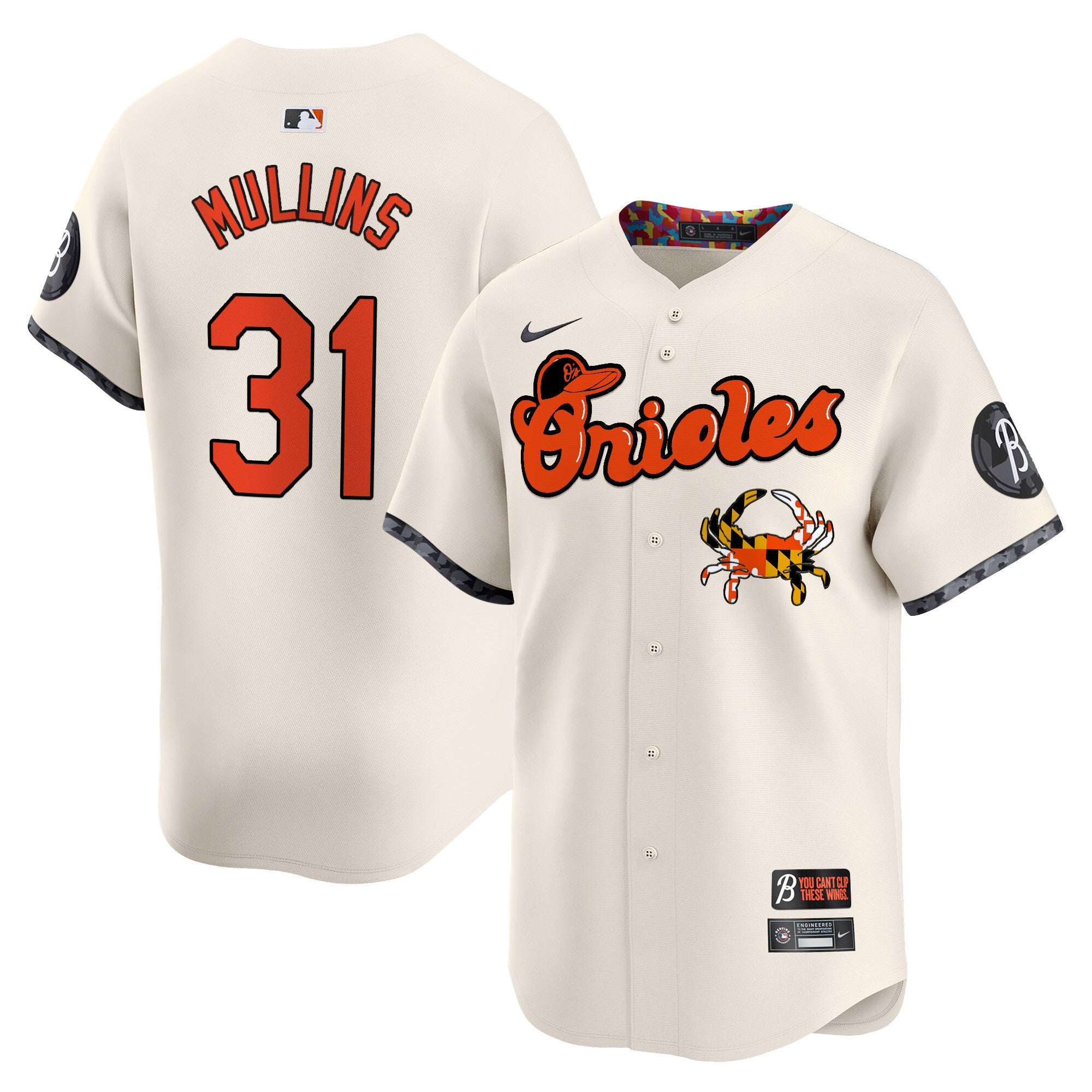 Men’s Baltimore Maryland Blue Crab Vapor Premier Limited Jersey