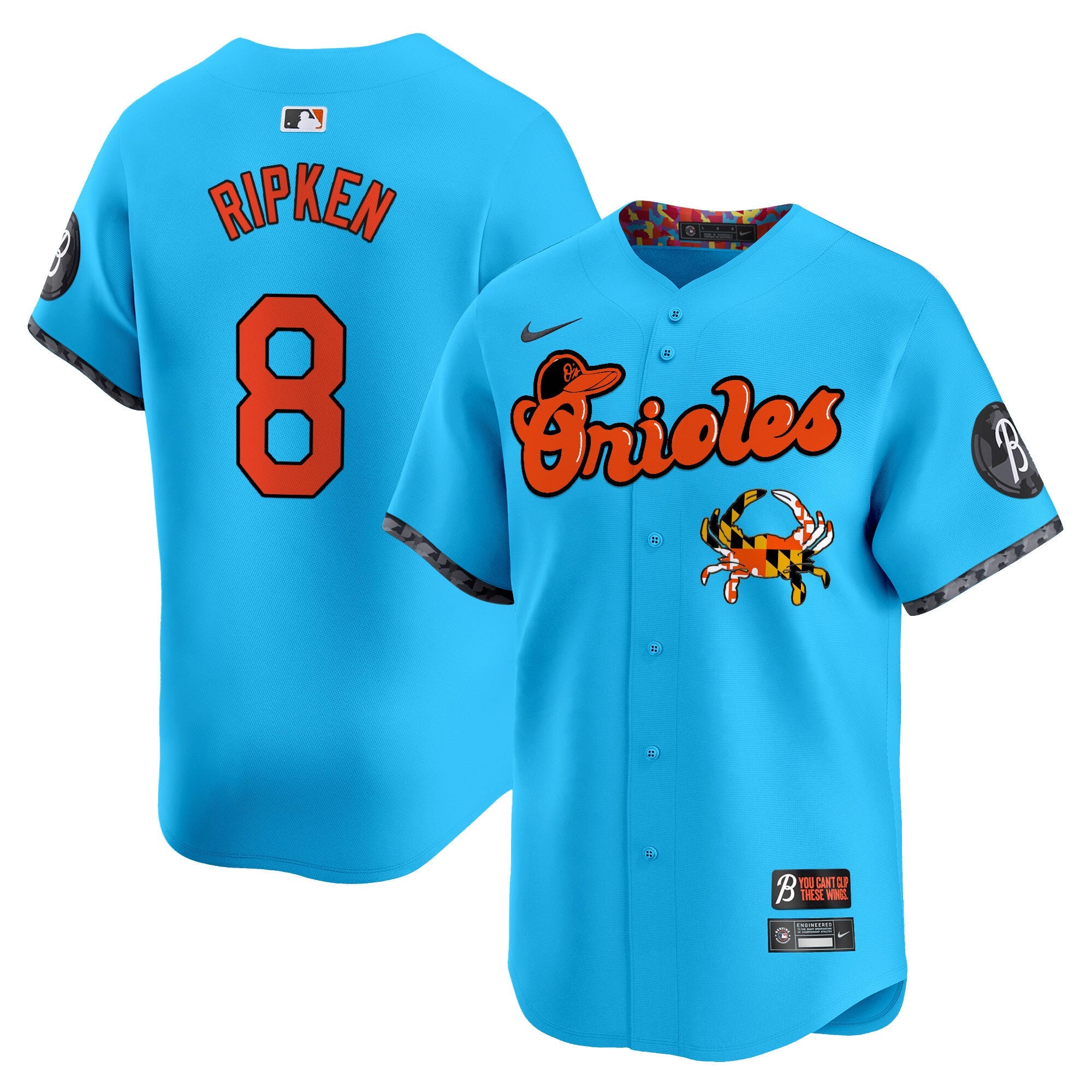 Men’s Baltimore Maryland Blue Crab Vapor Premier Limited Jersey