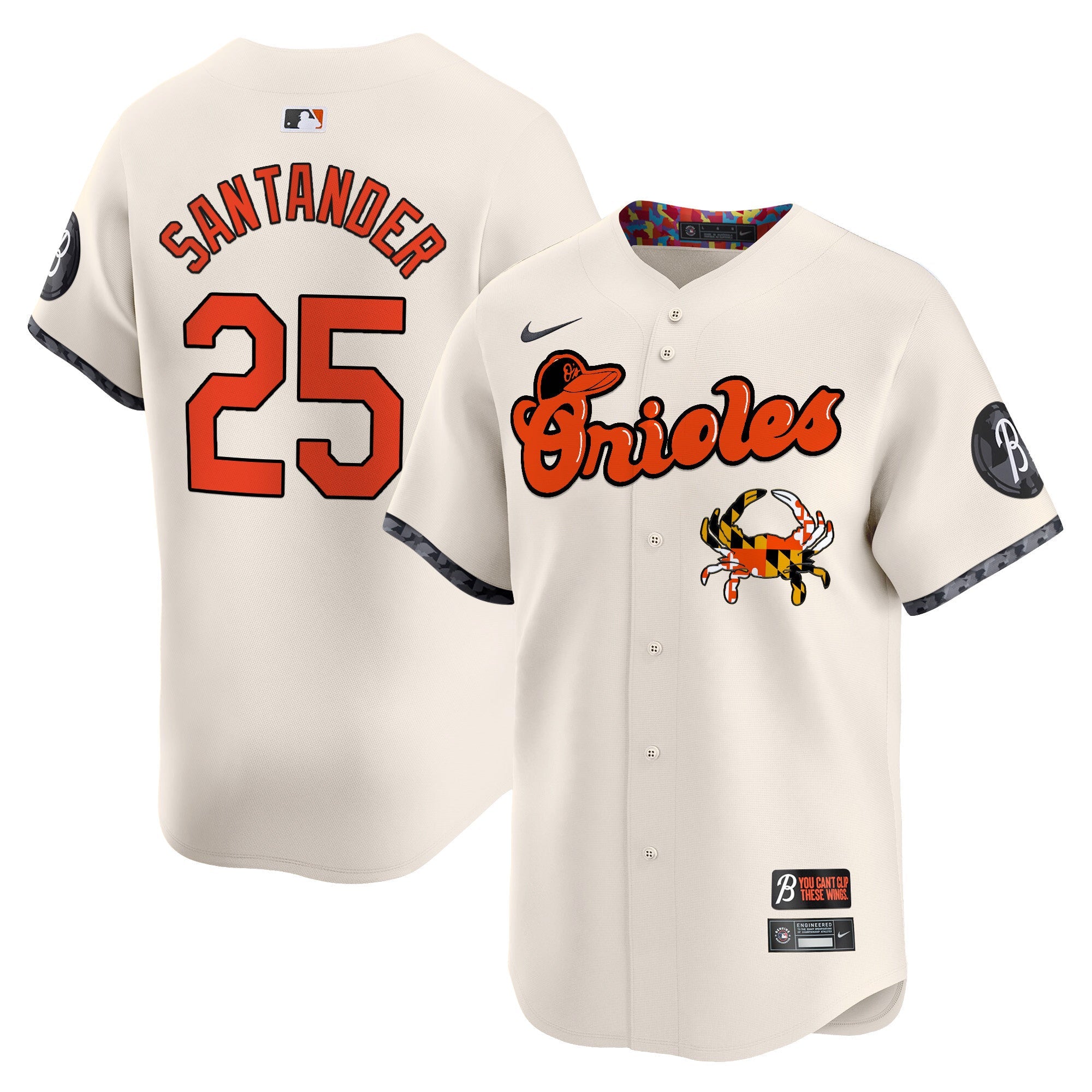 Men’s Baltimore Maryland Blue Crab Vapor Premier Limited Jersey