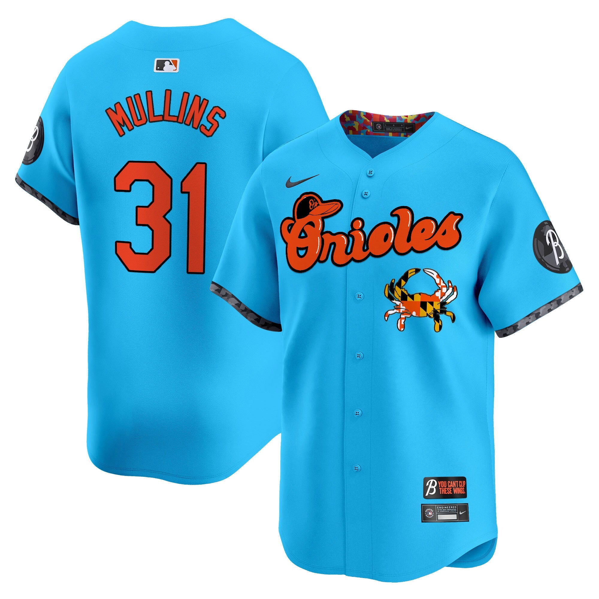 Men’s Baltimore Maryland Blue Crab Vapor Premier Limited Jersey