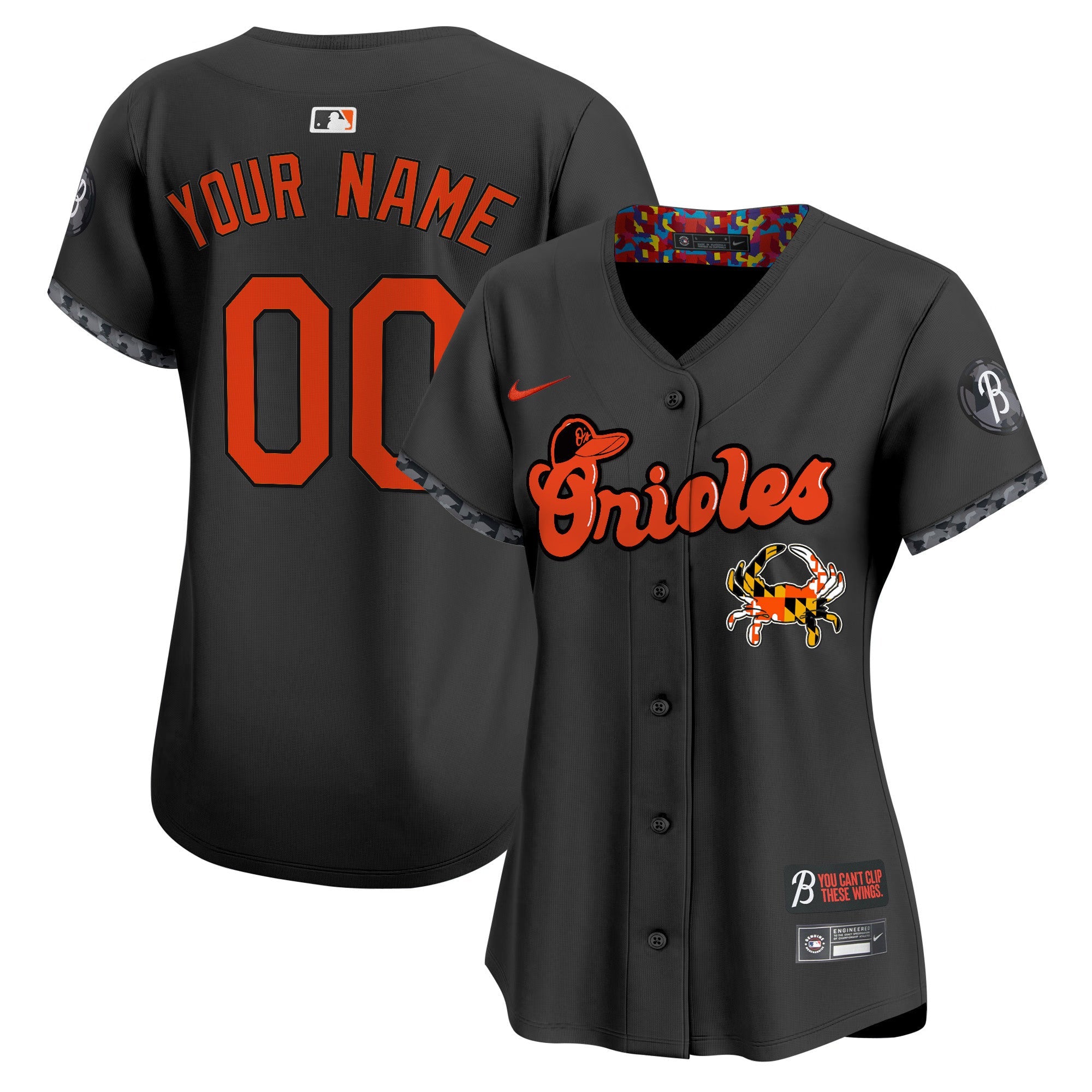 Baltimore Maryland Blue Crab Vapor Premier Limited Custom Jersey