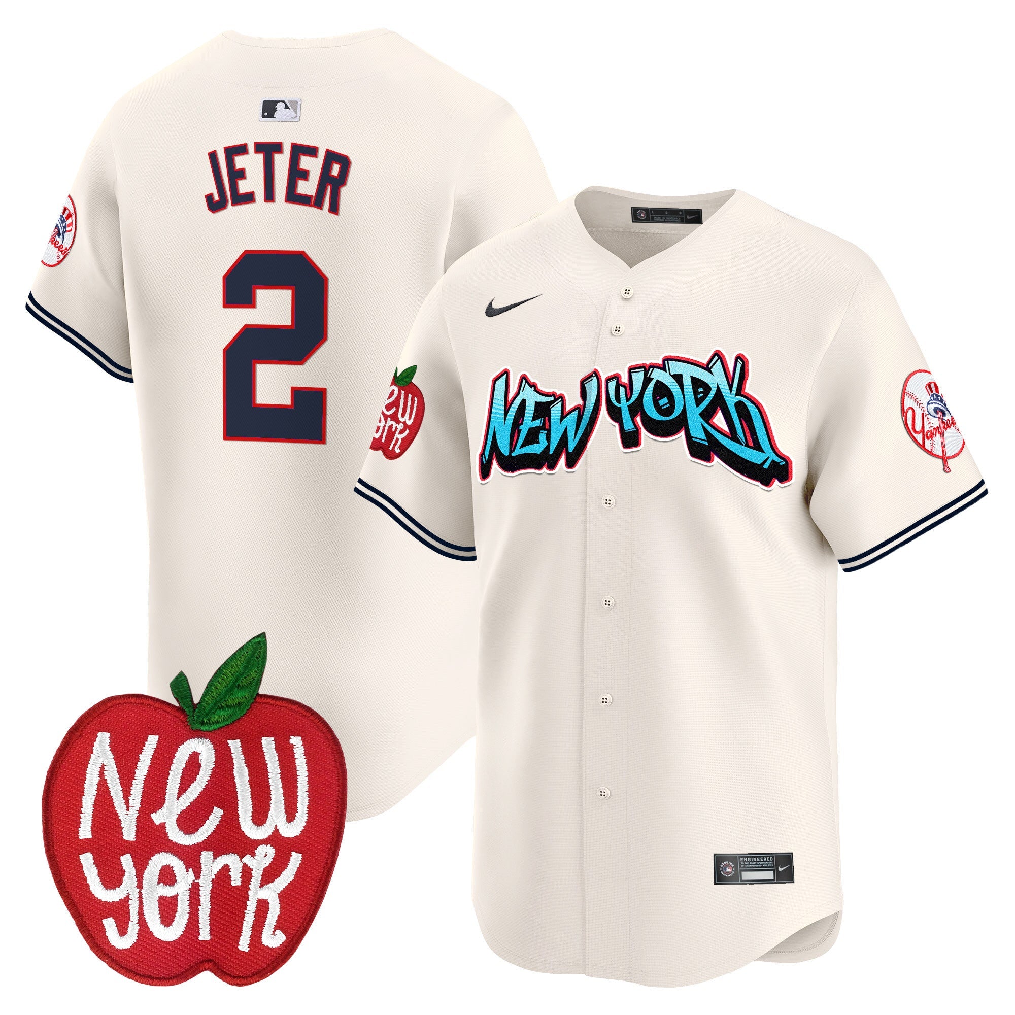 Men’s New York Apple Patch Vapor Premier Limited Jersey