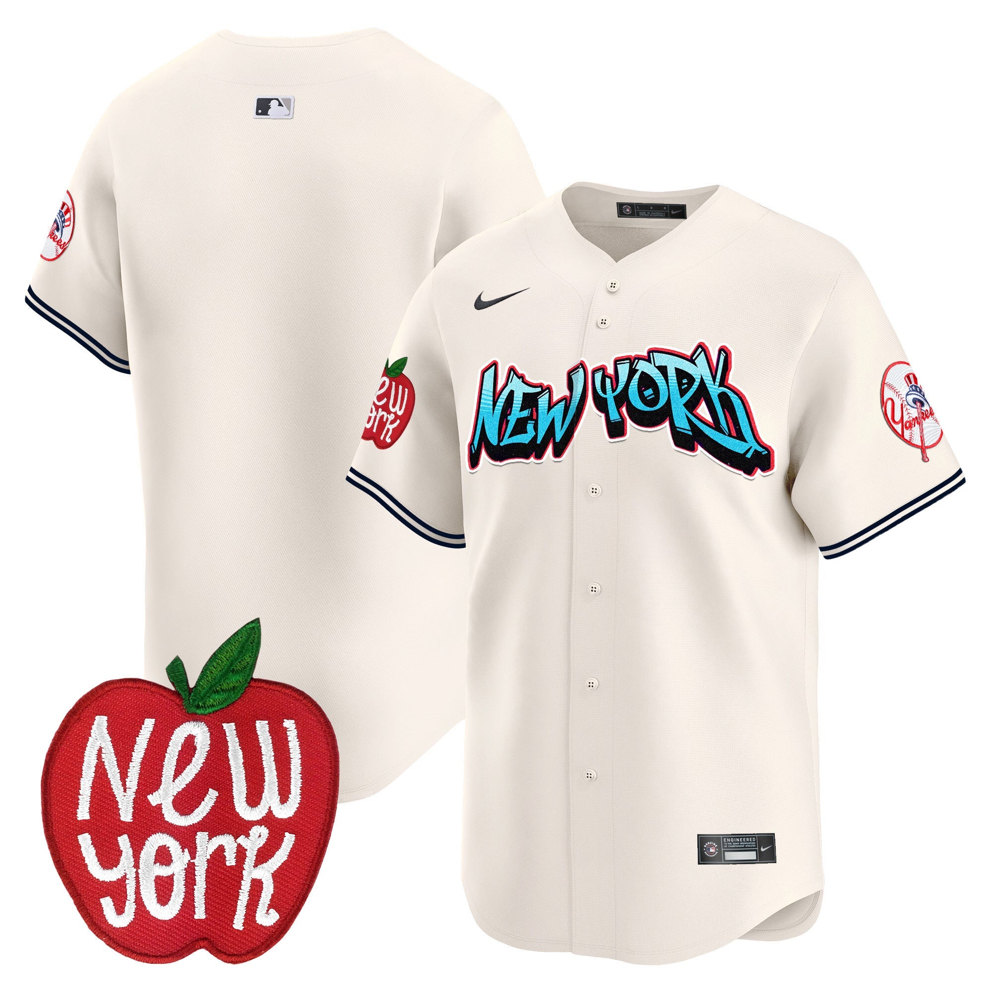Men’s New York Apple Patch Vapor Premier Limited Jersey