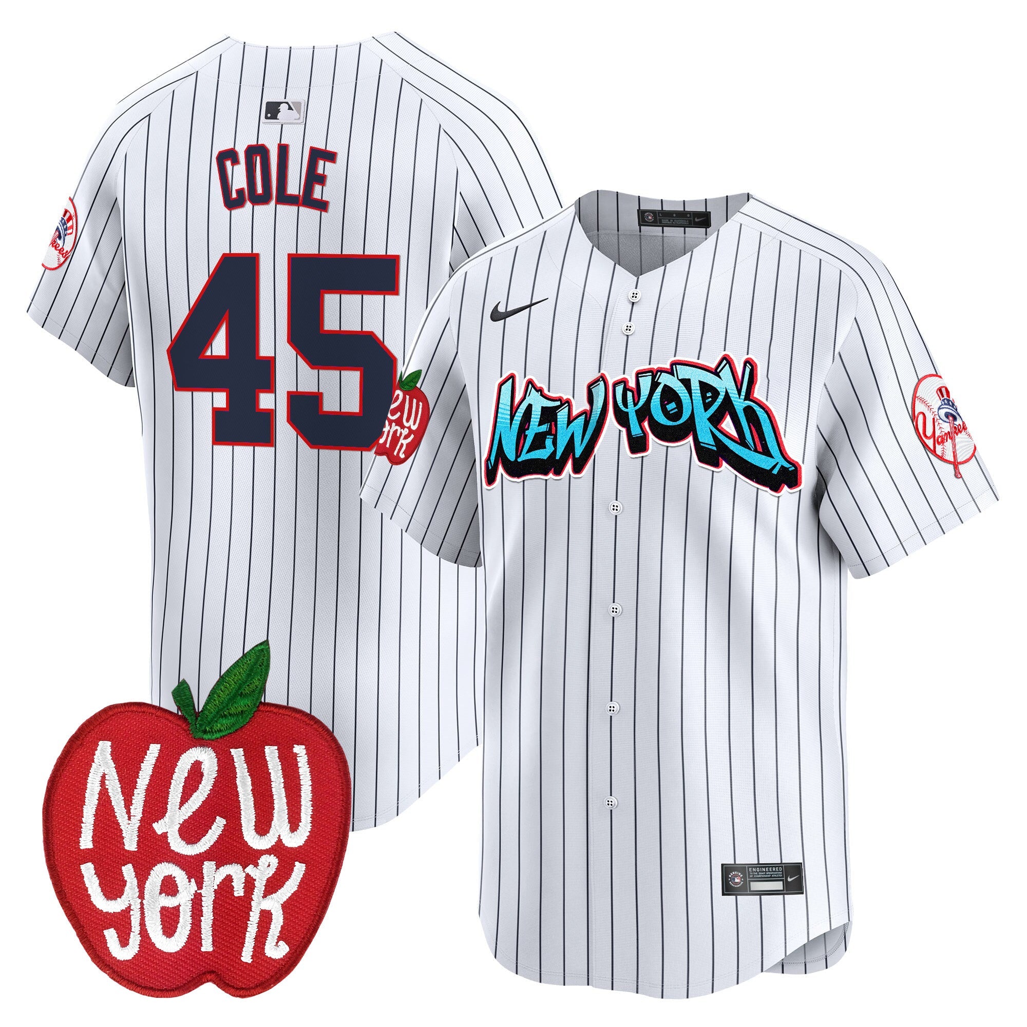 Men’s New York Apple Patch Vapor Premier Limited Jersey
