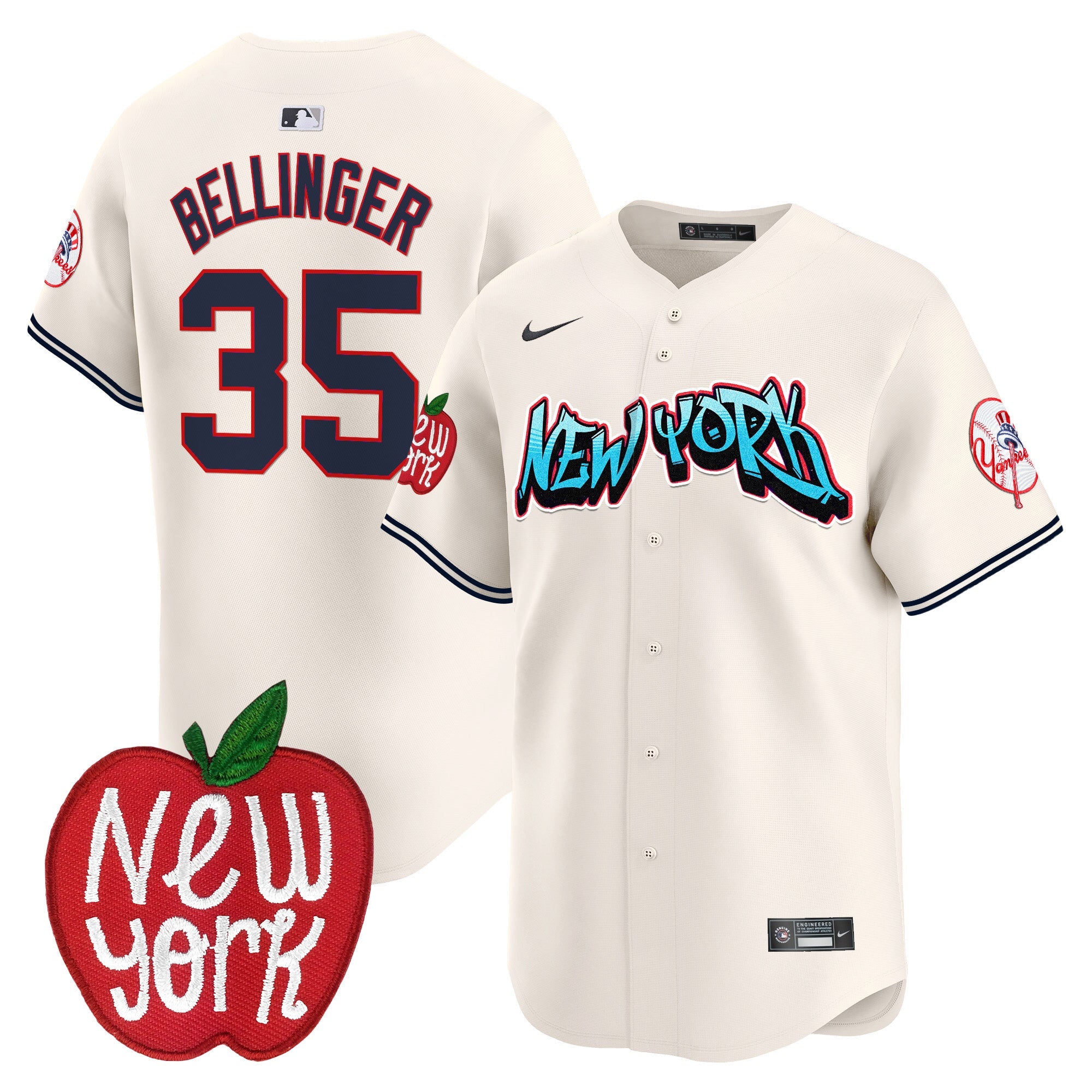 Men’s New York Apple Patch Vapor Premier Limited Jersey