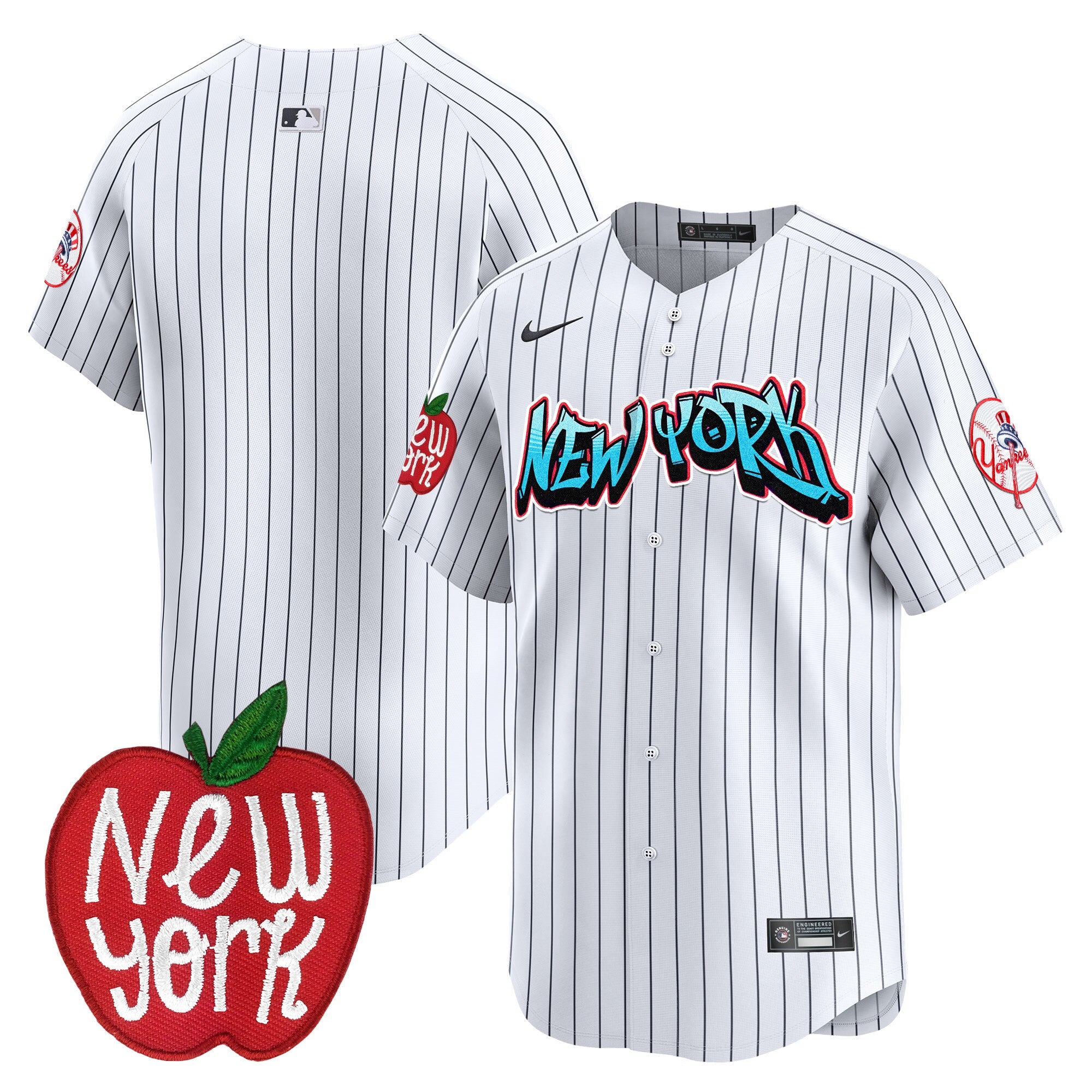 Men’s New York Apple Patch Vapor Premier Limited Jersey