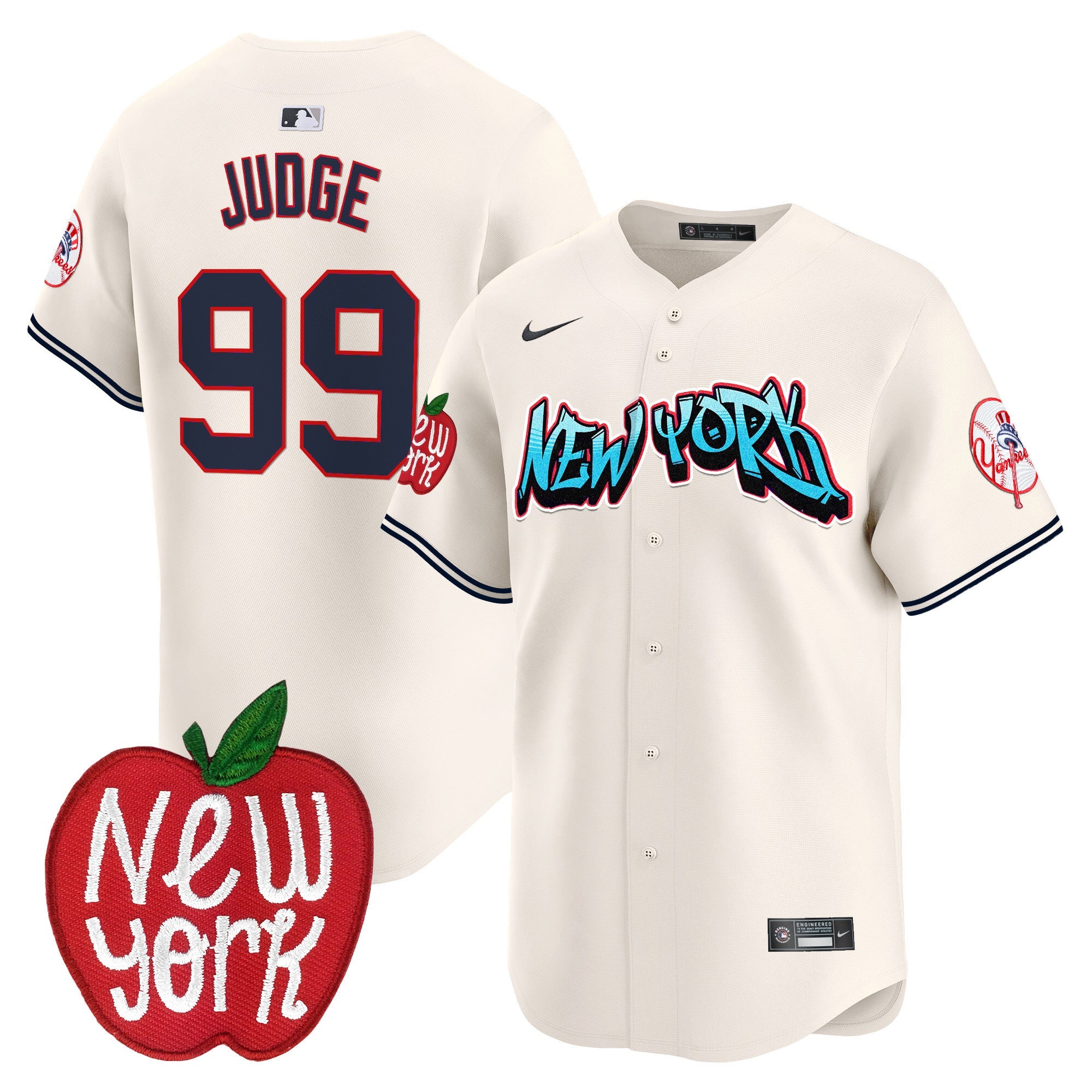 Men’s New York Apple Patch Vapor Premier Limited Jersey