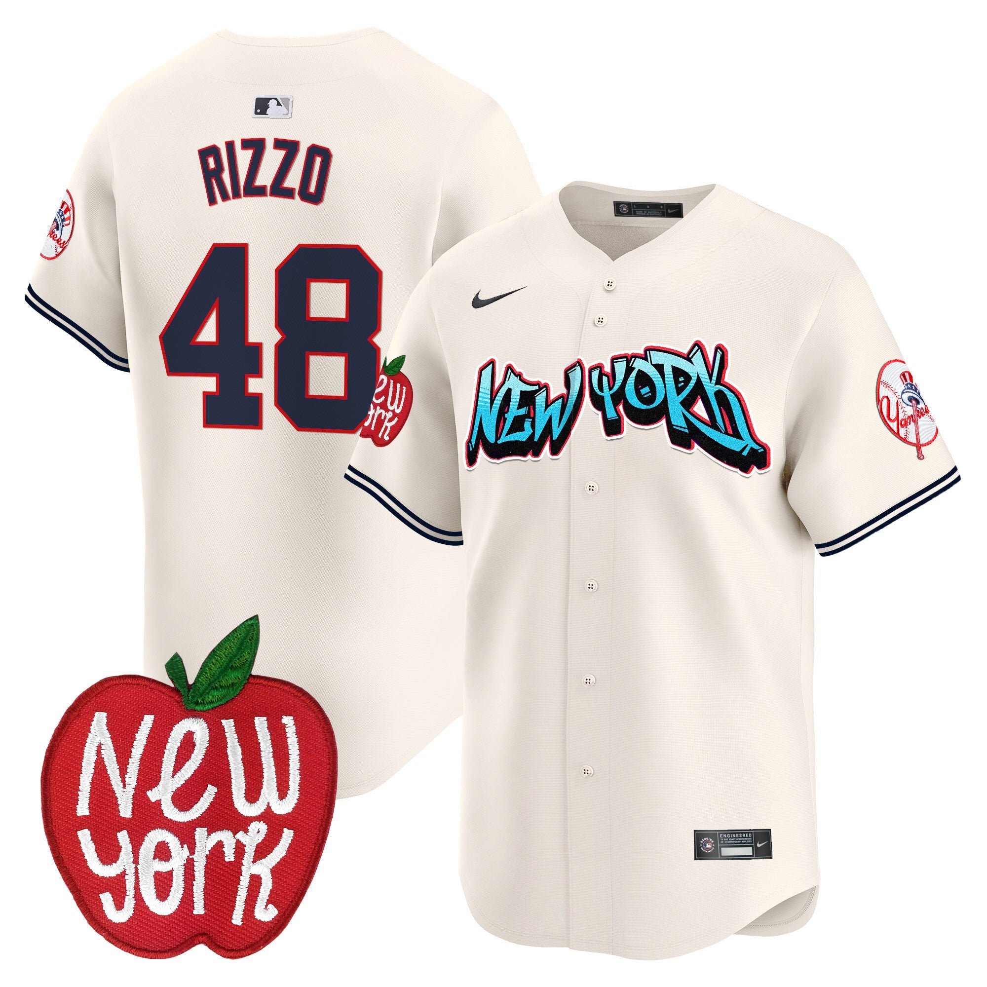 Men’s New York Apple Patch Vapor Premier Limited Jersey