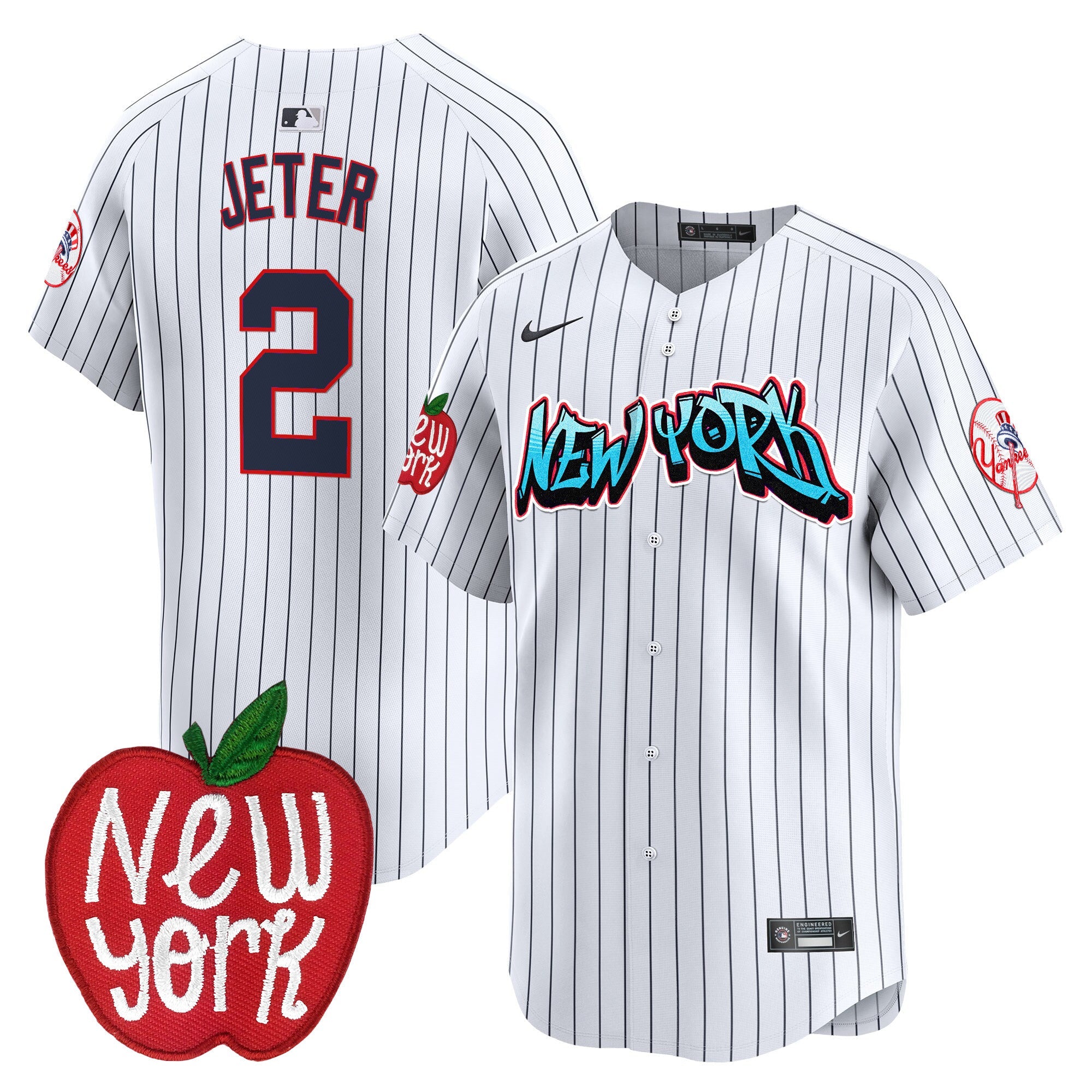 Men’s New York Apple Patch Vapor Premier Limited Jersey