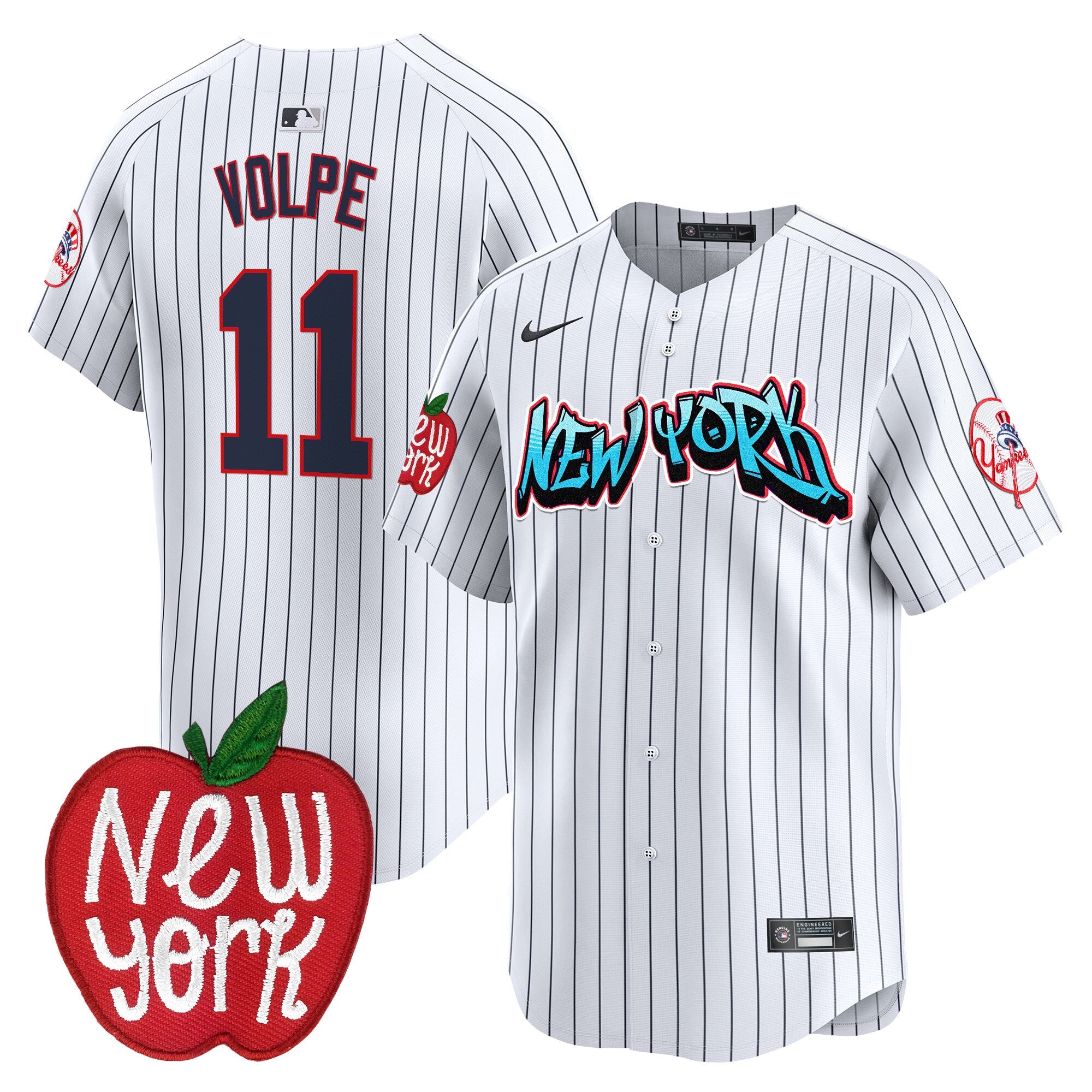 Men’s New York Apple Patch Vapor Premier Limited Jersey