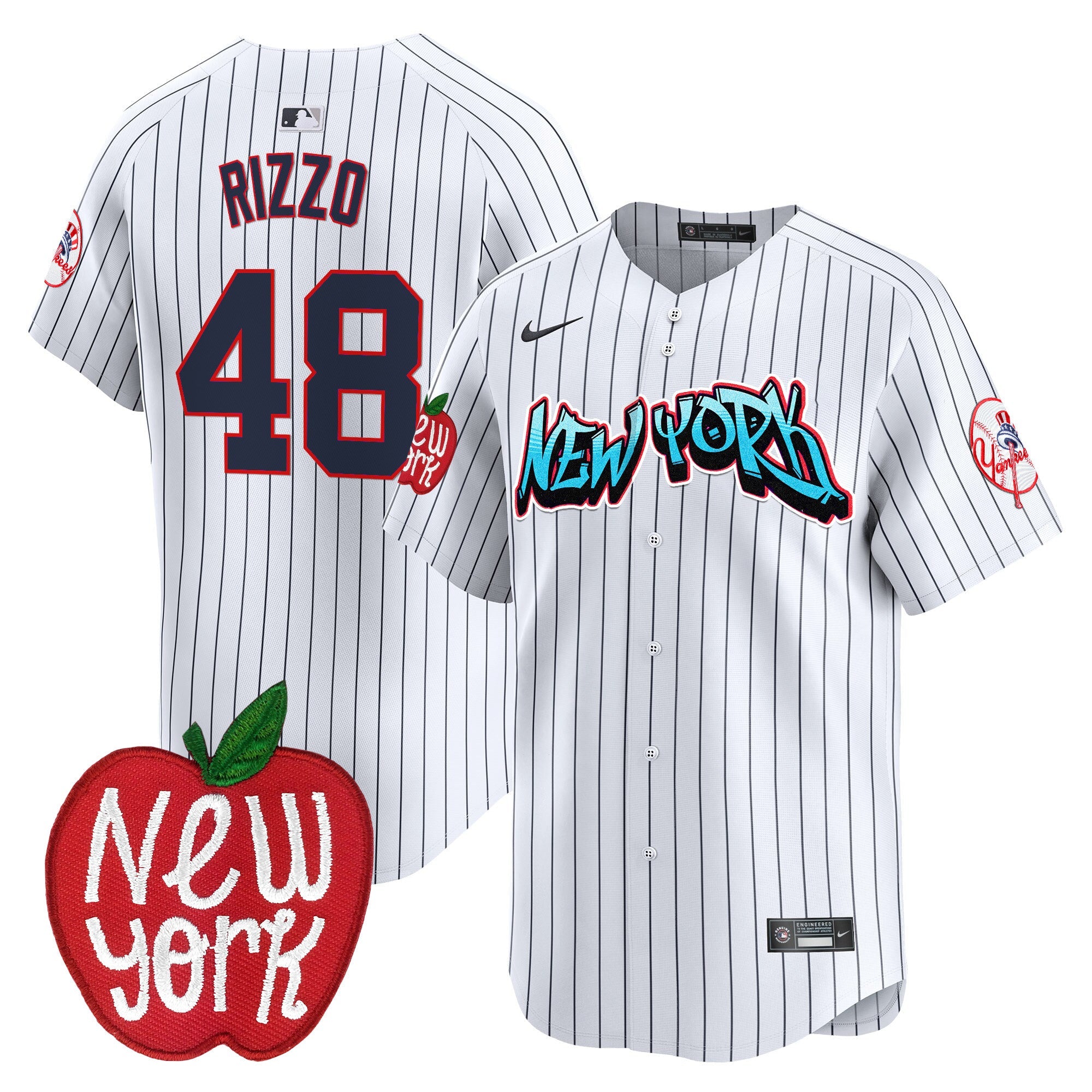 Men’s New York Apple Patch Vapor Premier Limited Jersey