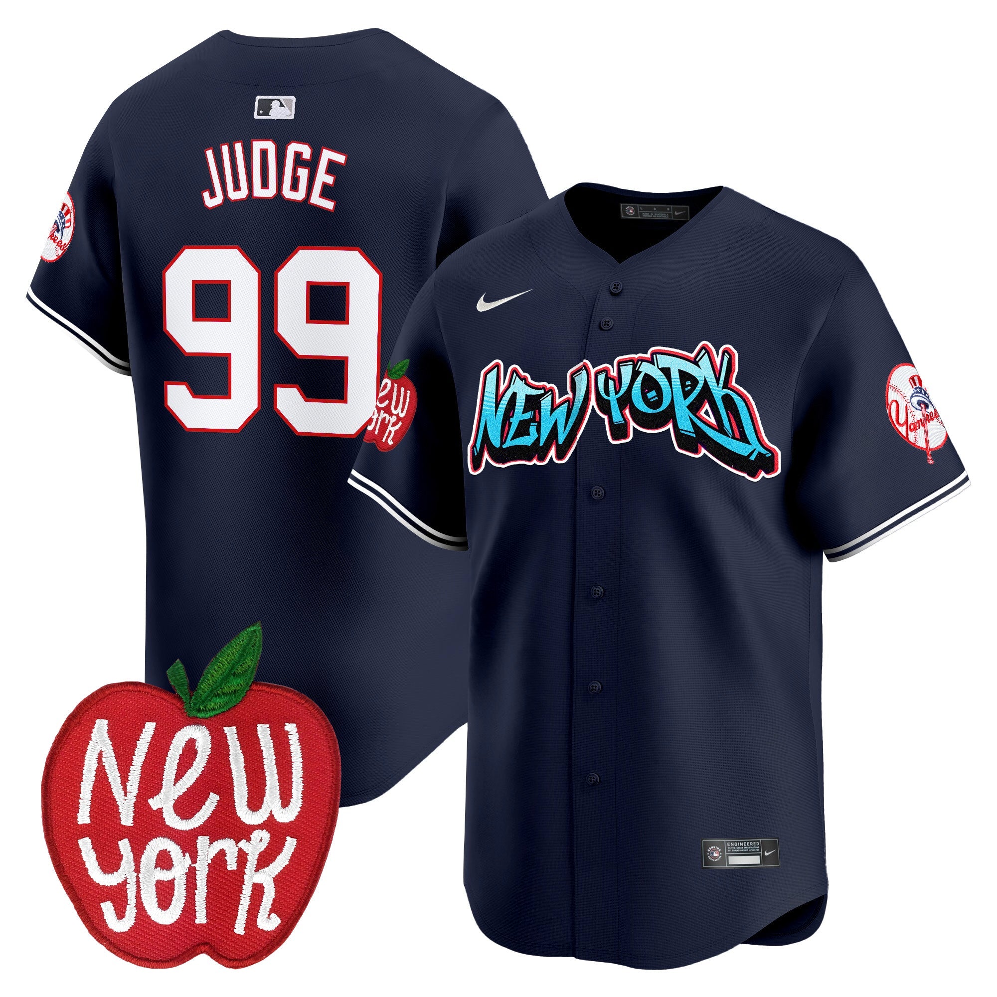 Men’s New York Apple Patch Vapor Premier Limited Jersey