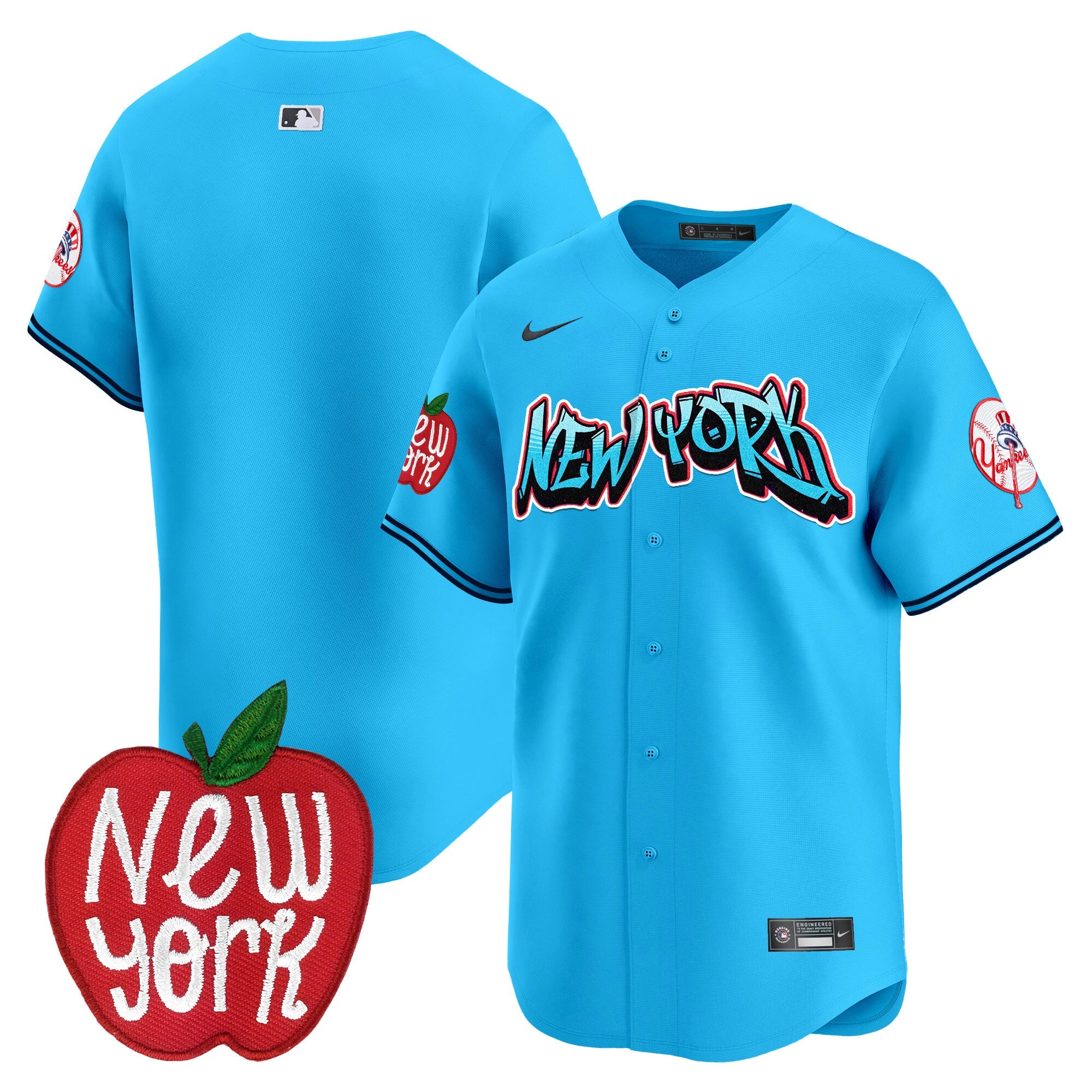 Men’s New York Apple Patch Vapor Premier Limited Jersey