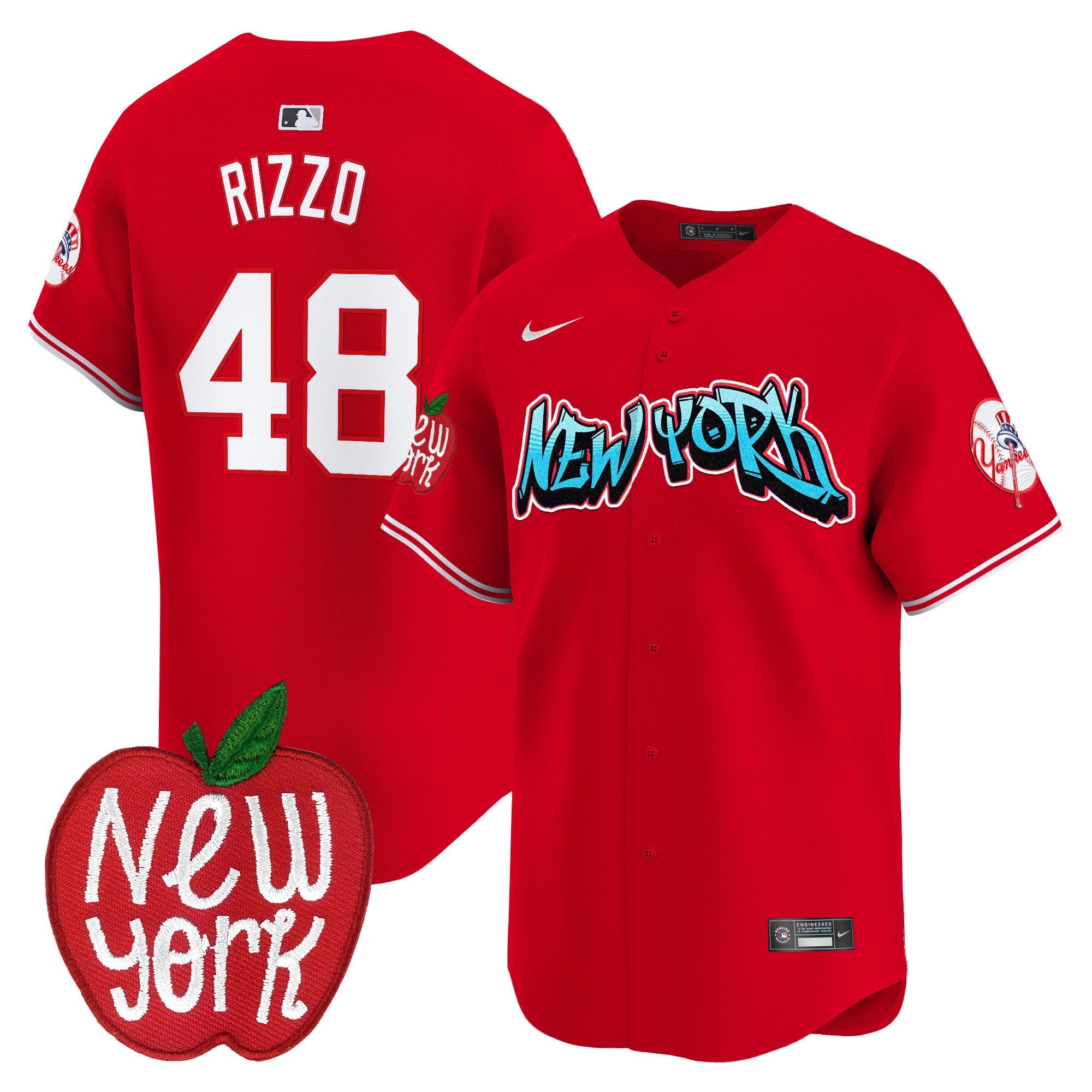 Men’s New York Apple Patch Vapor Premier Limited Jersey