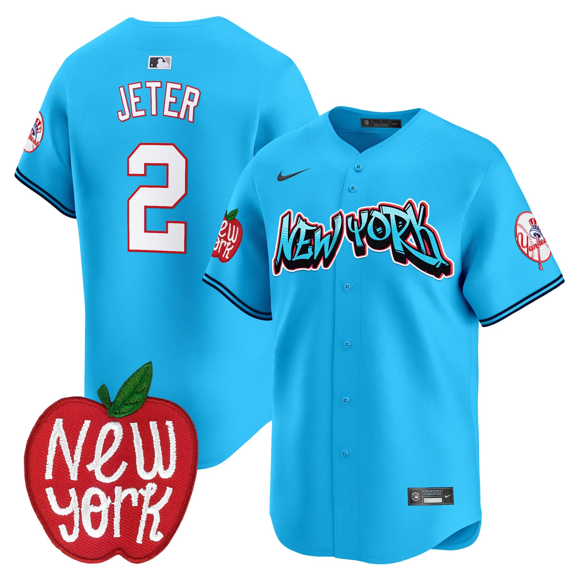 Men’s New York Apple Patch Vapor Premier Limited Jersey