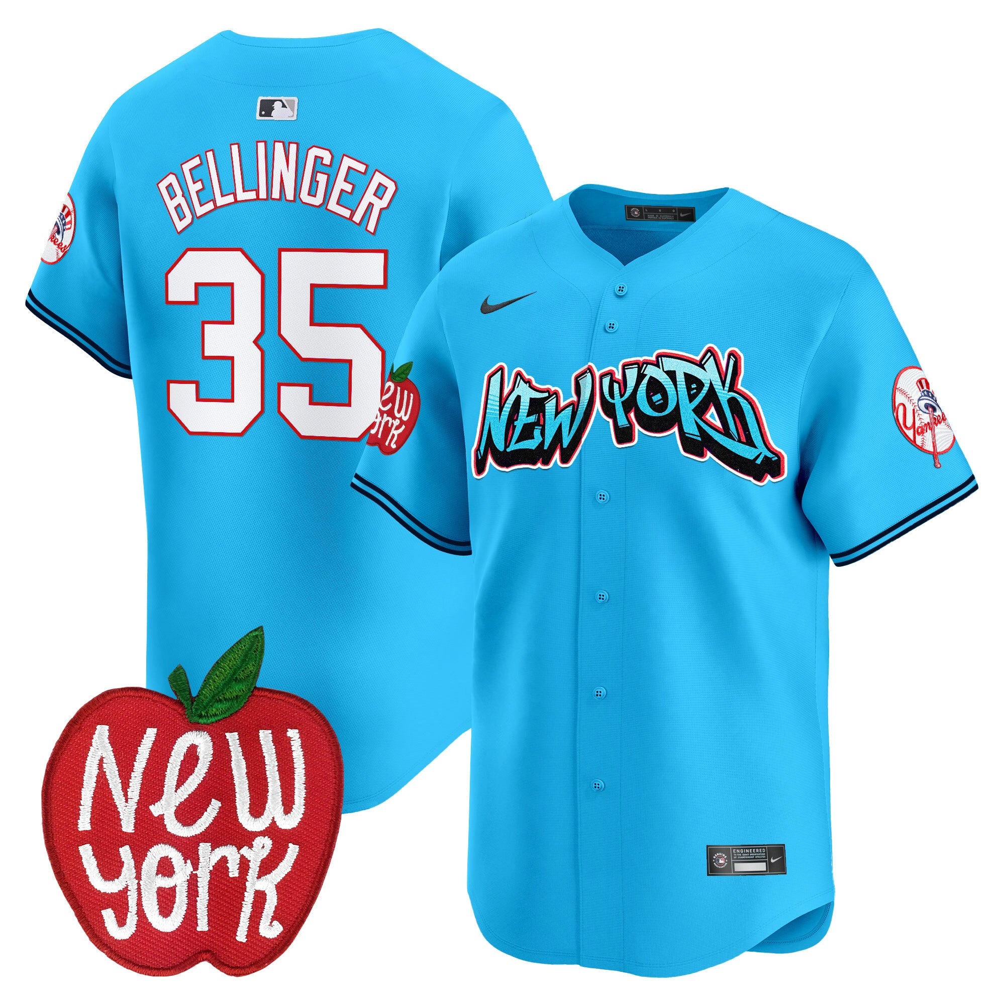 Men’s New York Apple Patch Vapor Premier Limited Jersey