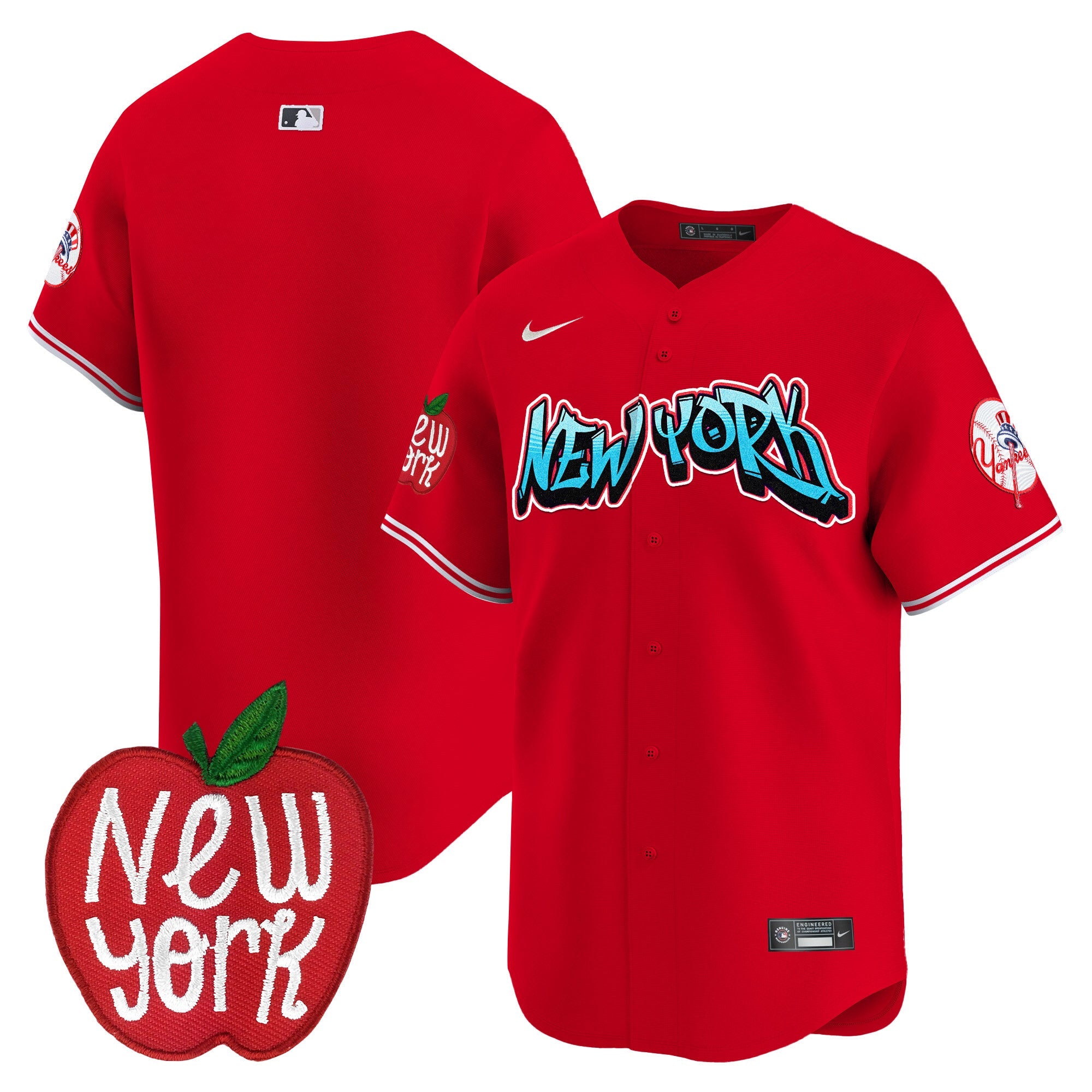 Men’s New York Apple Patch Vapor Premier Limited Jersey