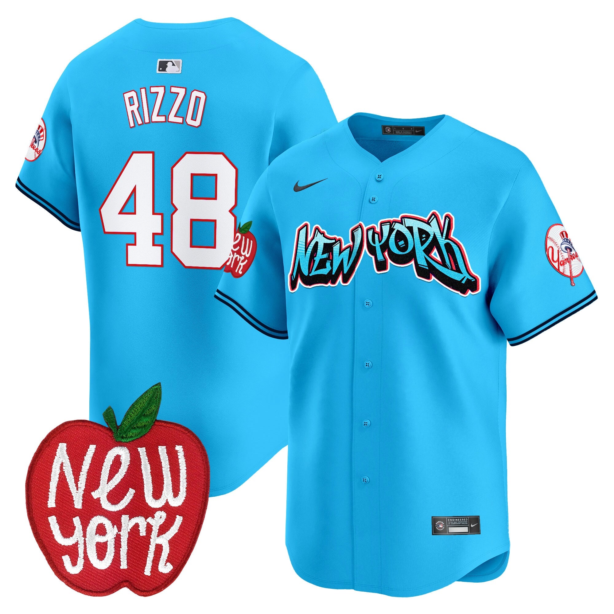 Men’s New York Apple Patch Vapor Premier Limited Jersey