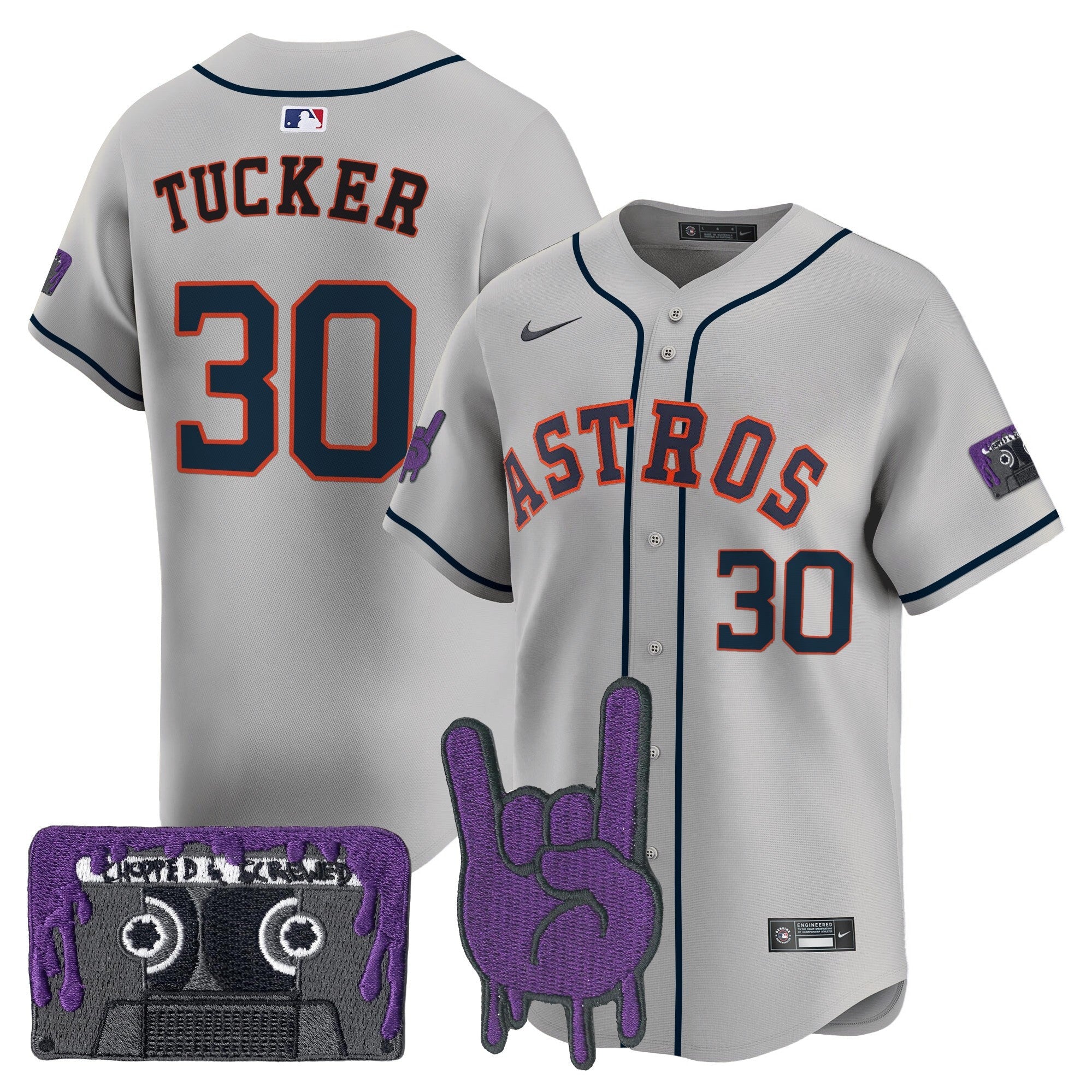 Youth’s Houston DJ Screw Patch Vapor Premier Limited Jersey