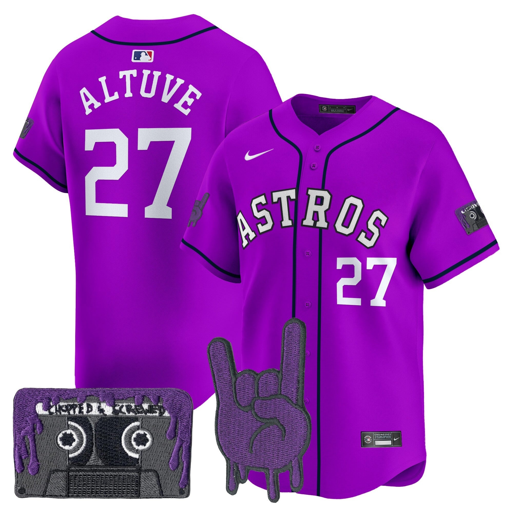 Men’s Houston DJ Screw Patch Vapor Premier Limited Jersey