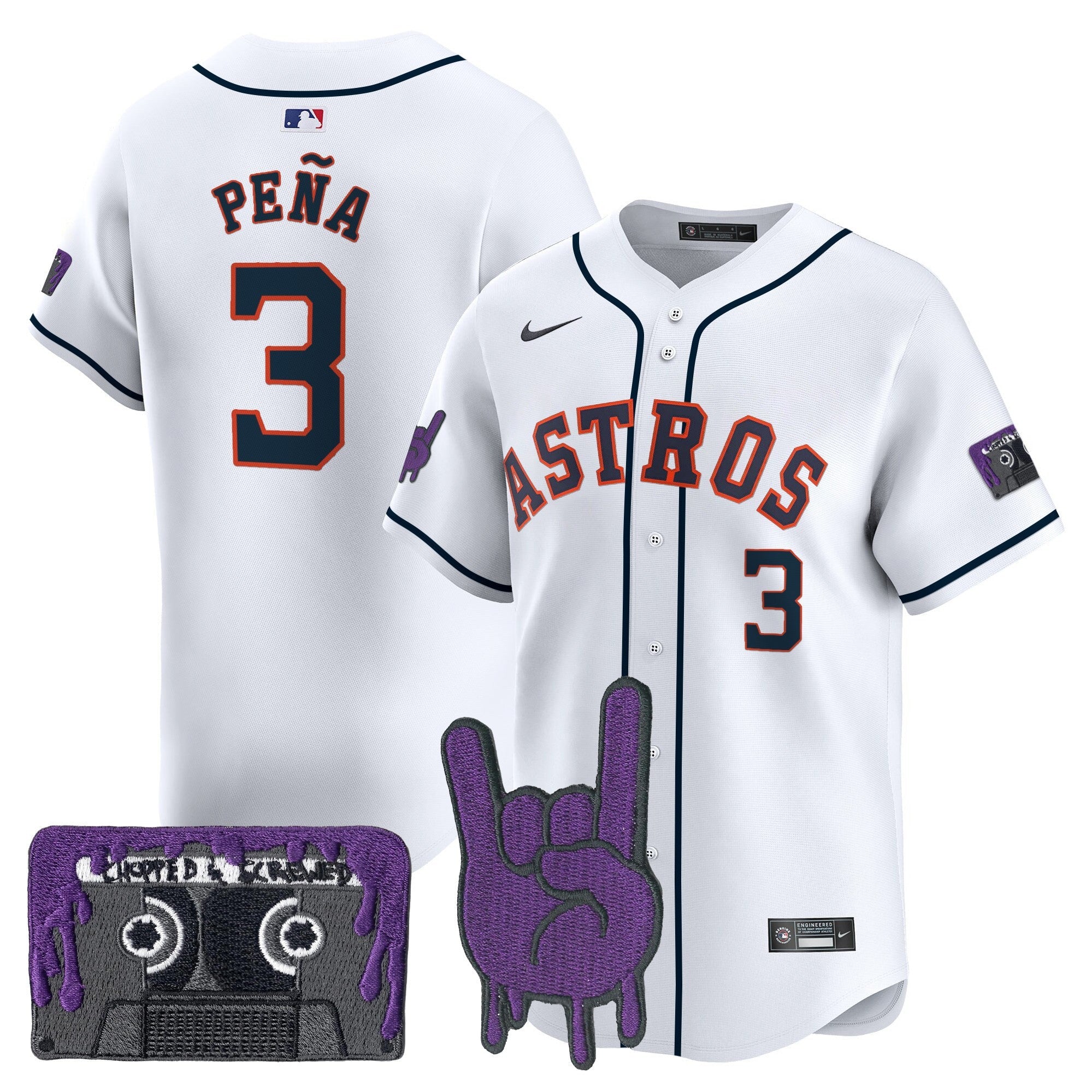 Youth’s Houston DJ Screw Patch Vapor Premier Limited Jersey